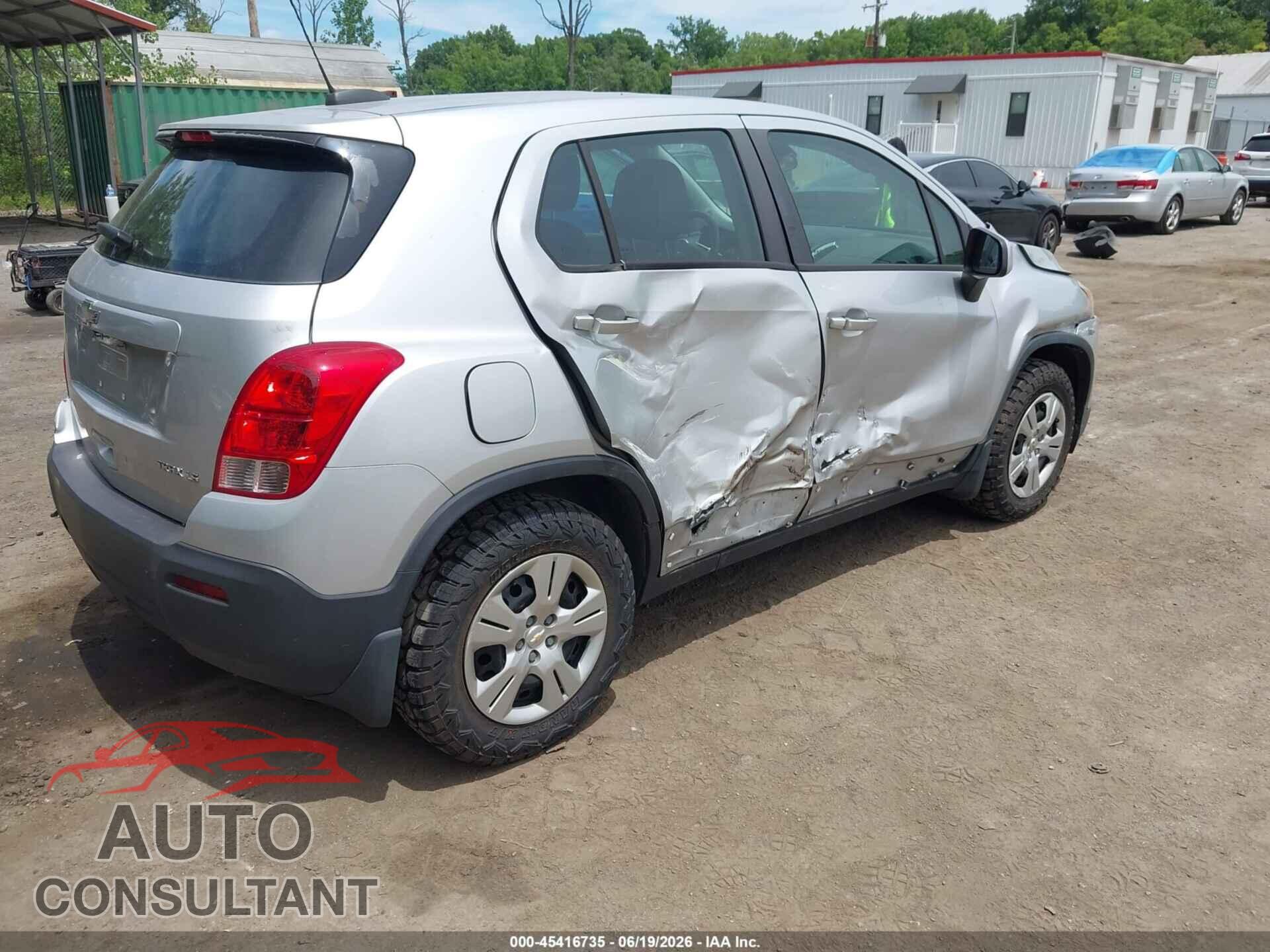 CHEVROLET TRAX 2015 - KL7CJKSB1FB083369