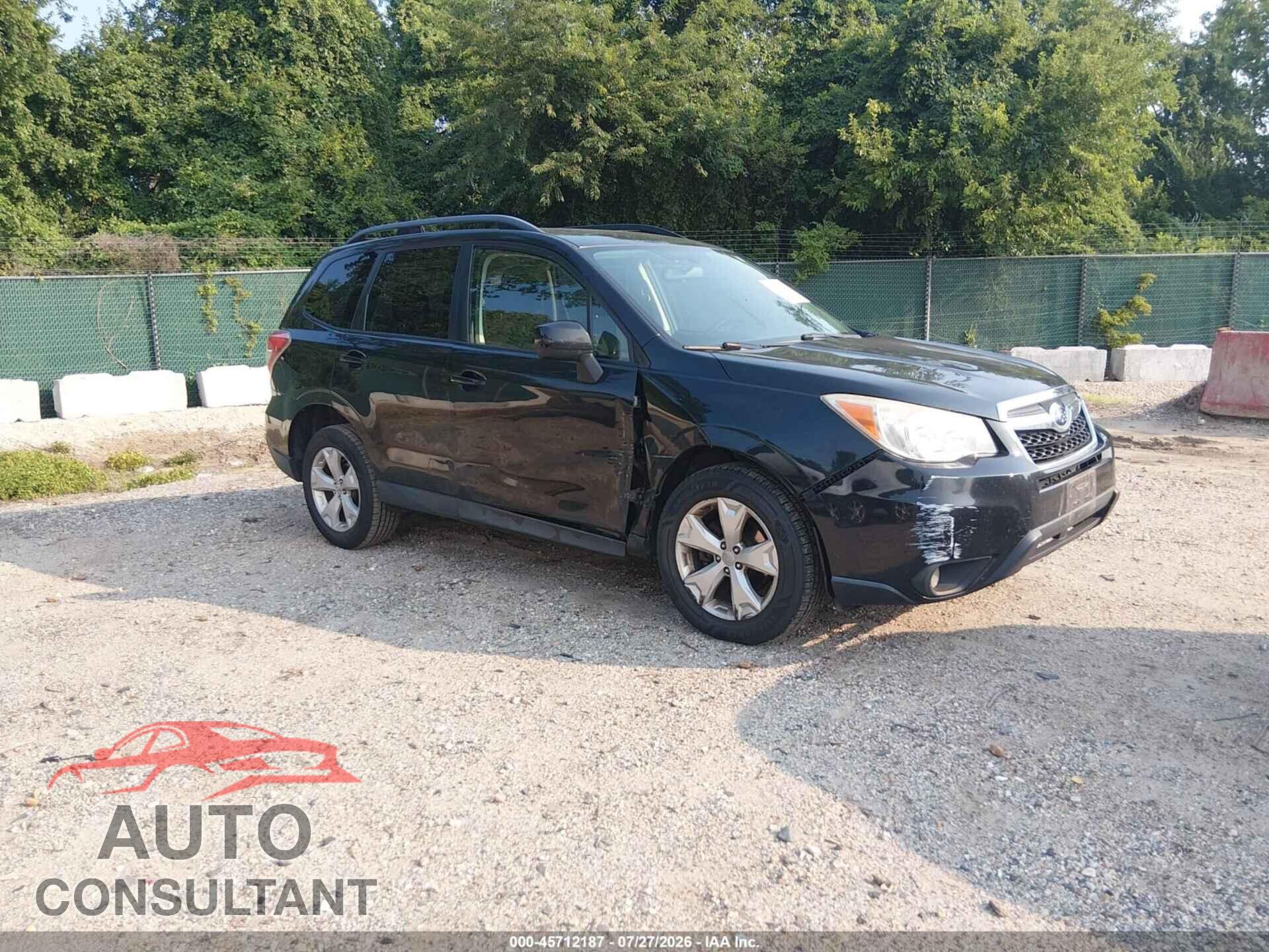 SUBARU FORESTER 2014 - JF2SJAEC7EH464444