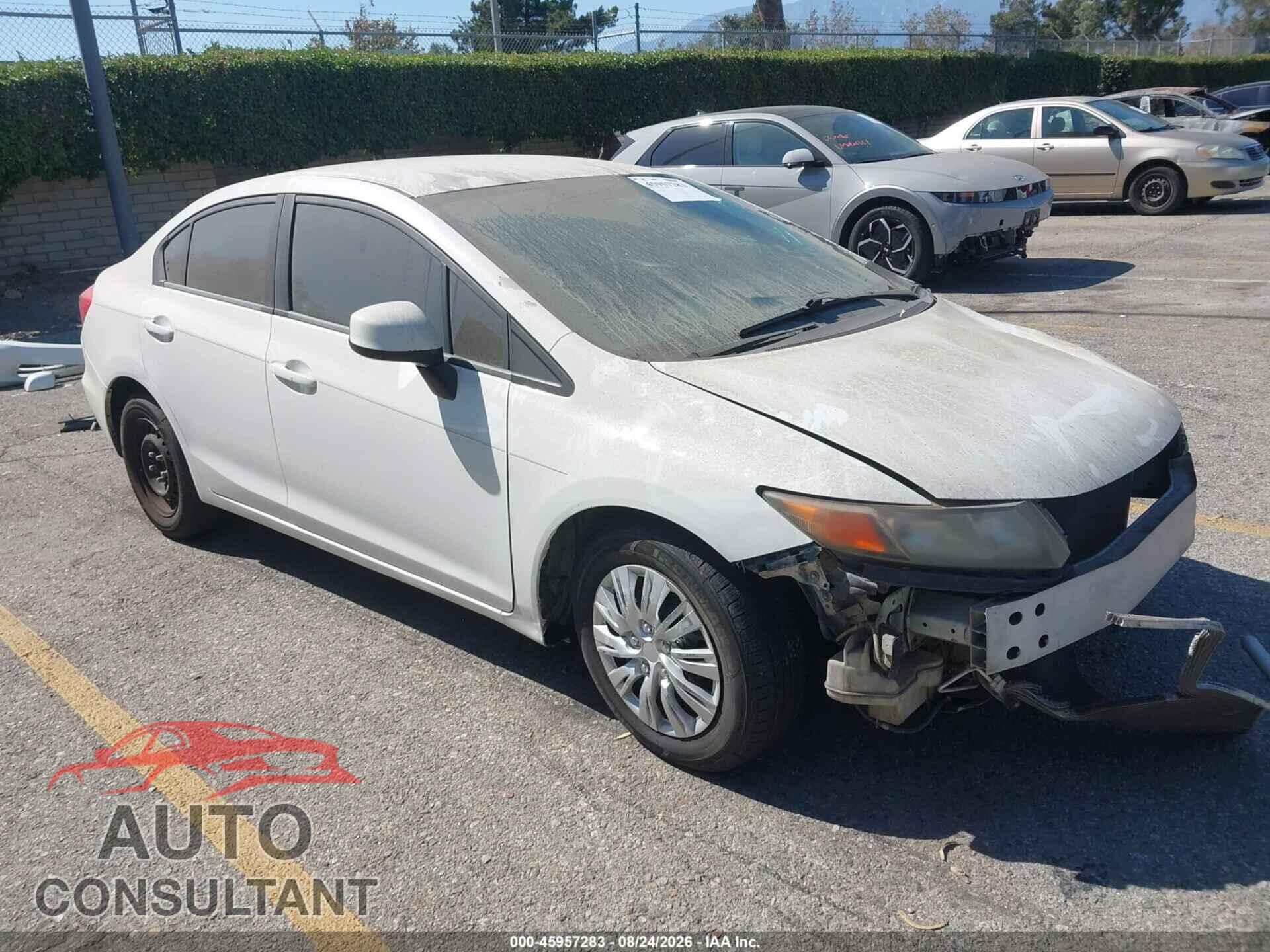 HONDA CIVIC 2012 - 19XFB2F57CE014363