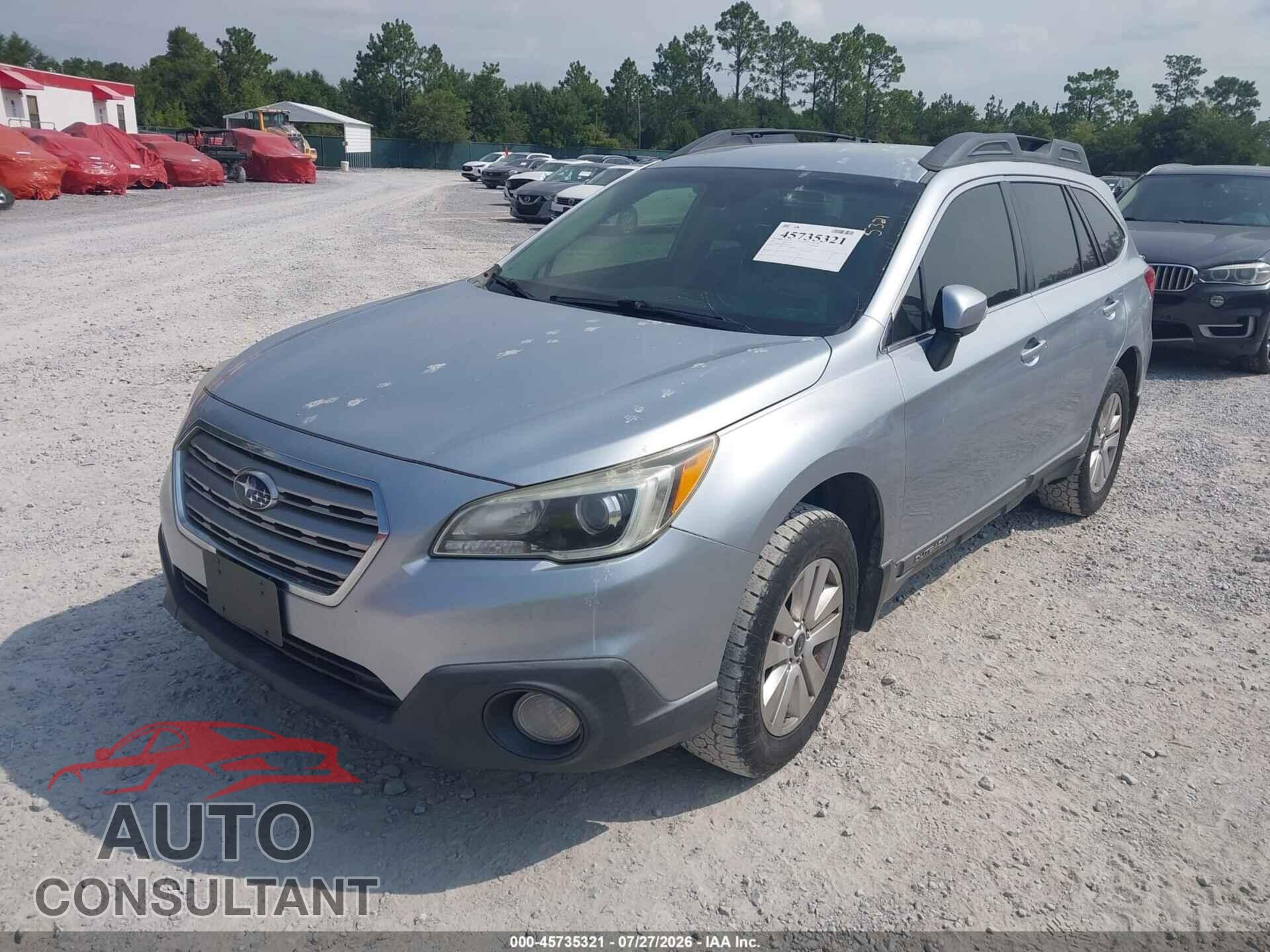 SUBARU OUTBACK 2017 - 4S4BSAFC9H3244231