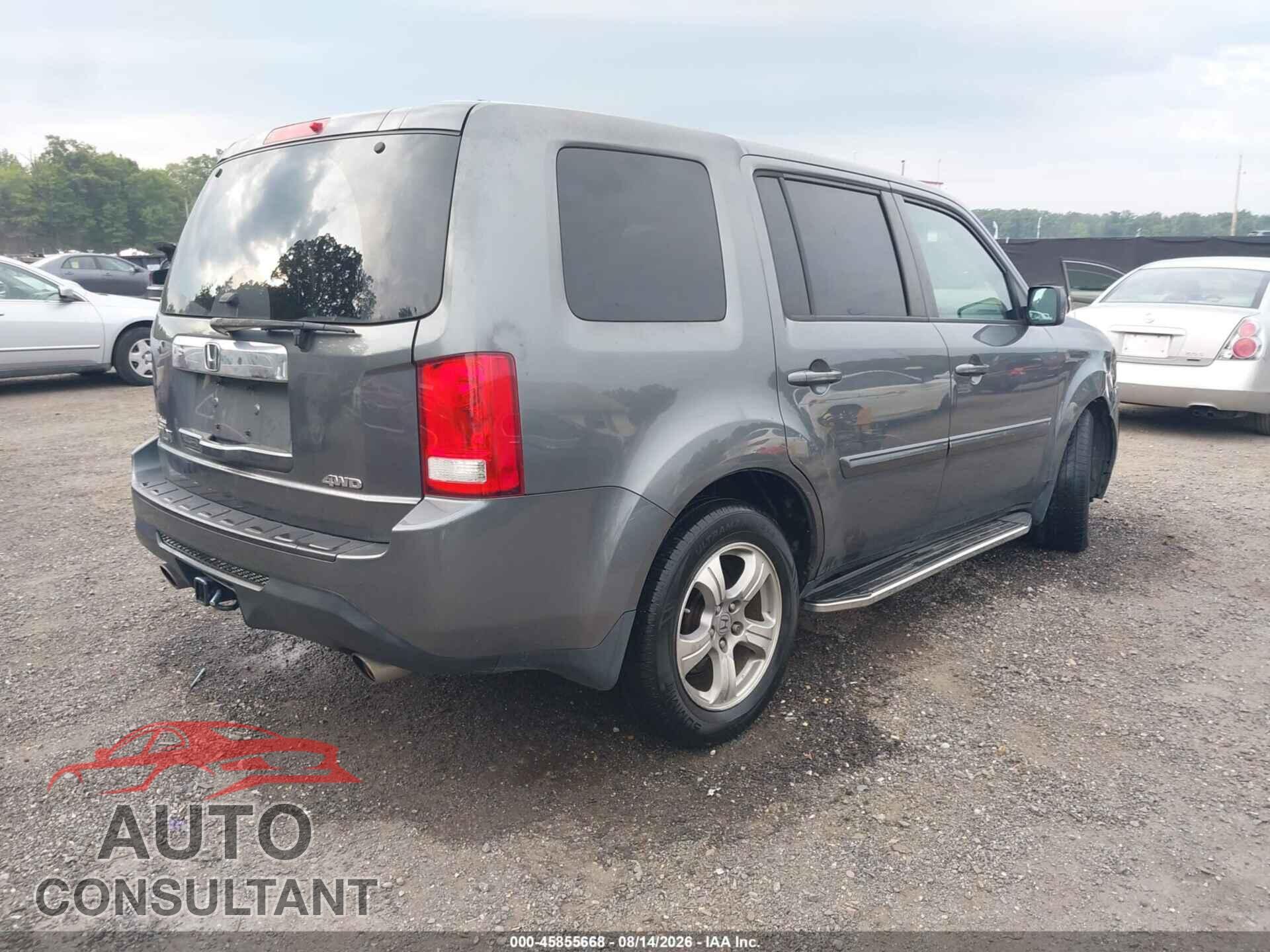 HONDA PILOT 2012 - 5FNYF4H55CB081172