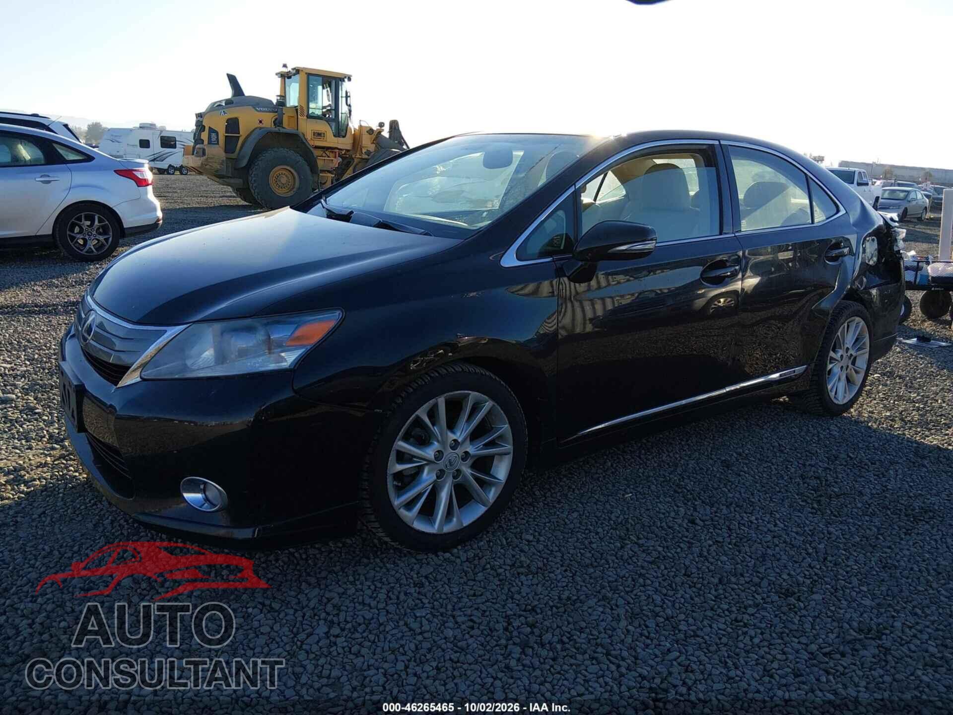 LEXUS HS 250H 2010 - JTHBB1BA8A2021889