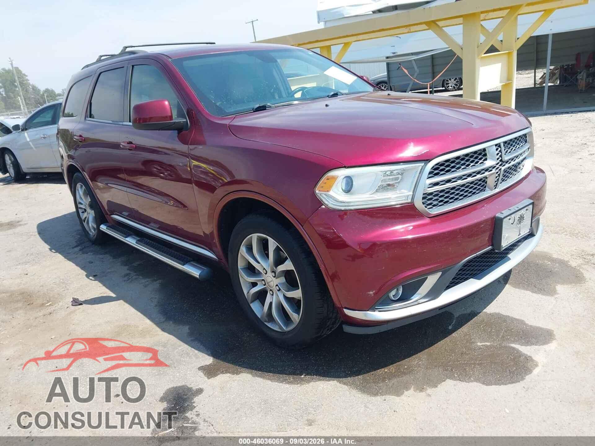 DODGE DURANGO 2017 - 1C4RDHAGXHC829321