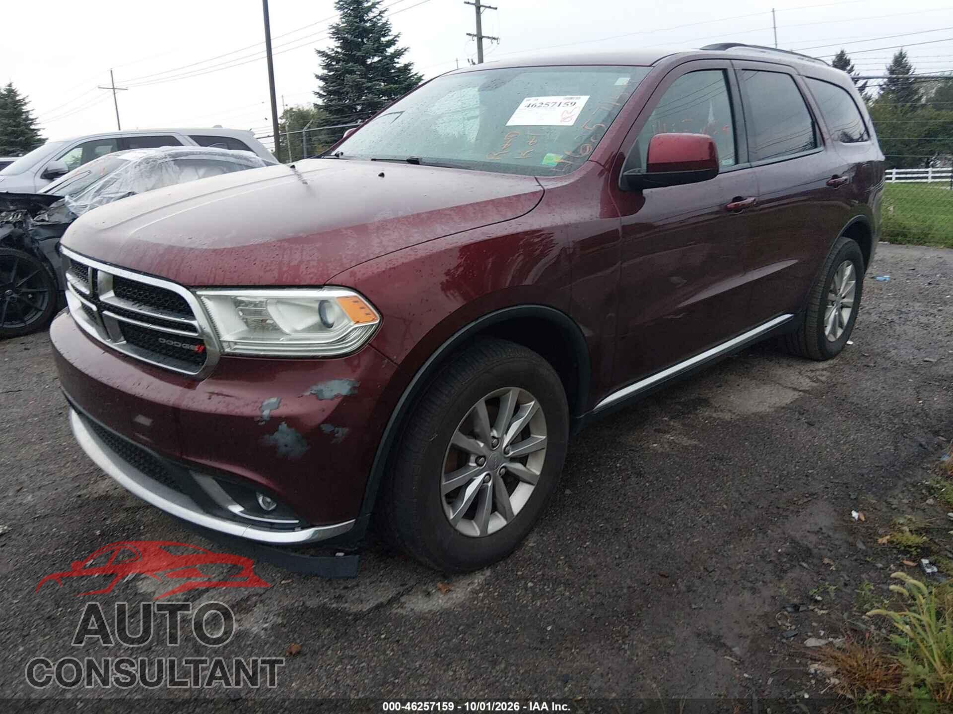 DODGE DURANGO 2016 - 1C4RDJAG9GC459954