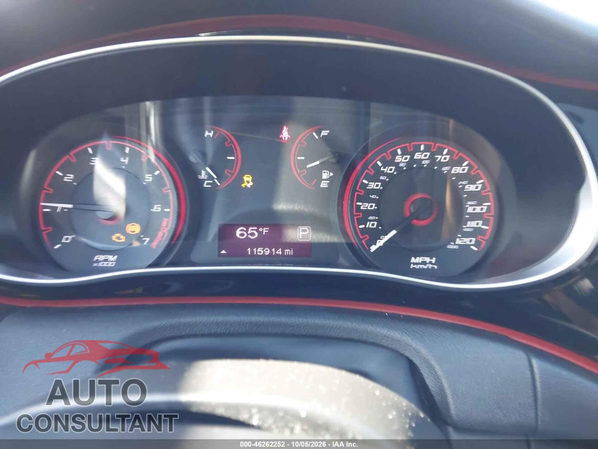 DODGE DART 2015 - 1C3CDFBB6FD242123