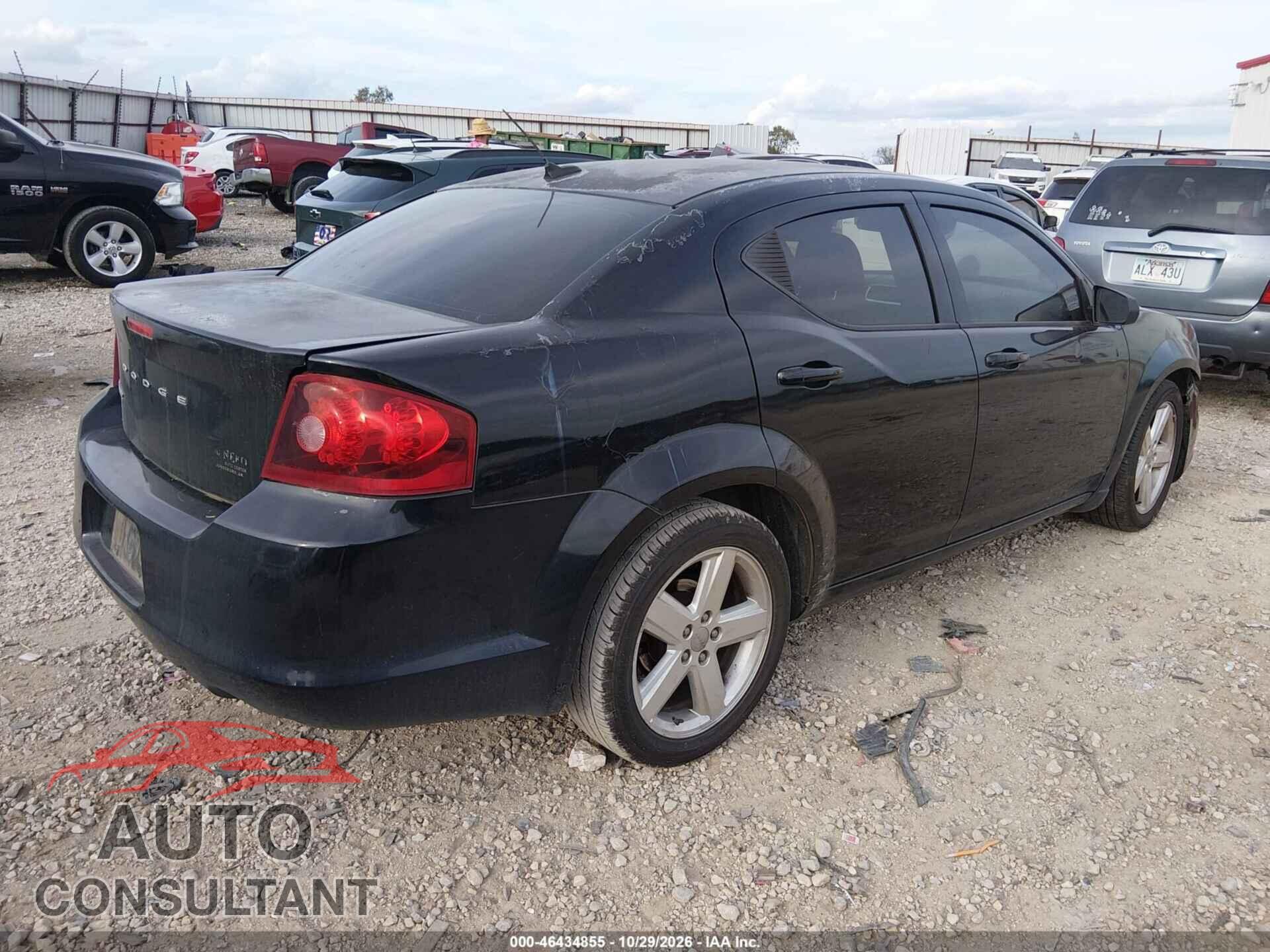 DODGE AVENGER 2013 - 1C3CDZAB9DN535296