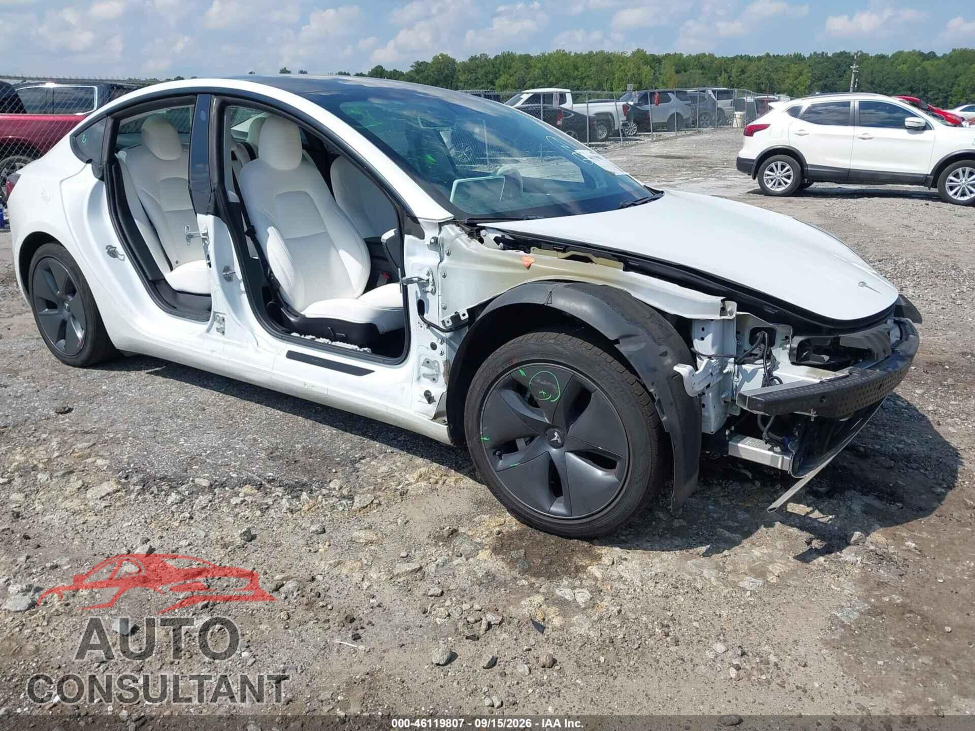TESLA MODEL 3 2021 - 5YJ3E1EA9MF025976