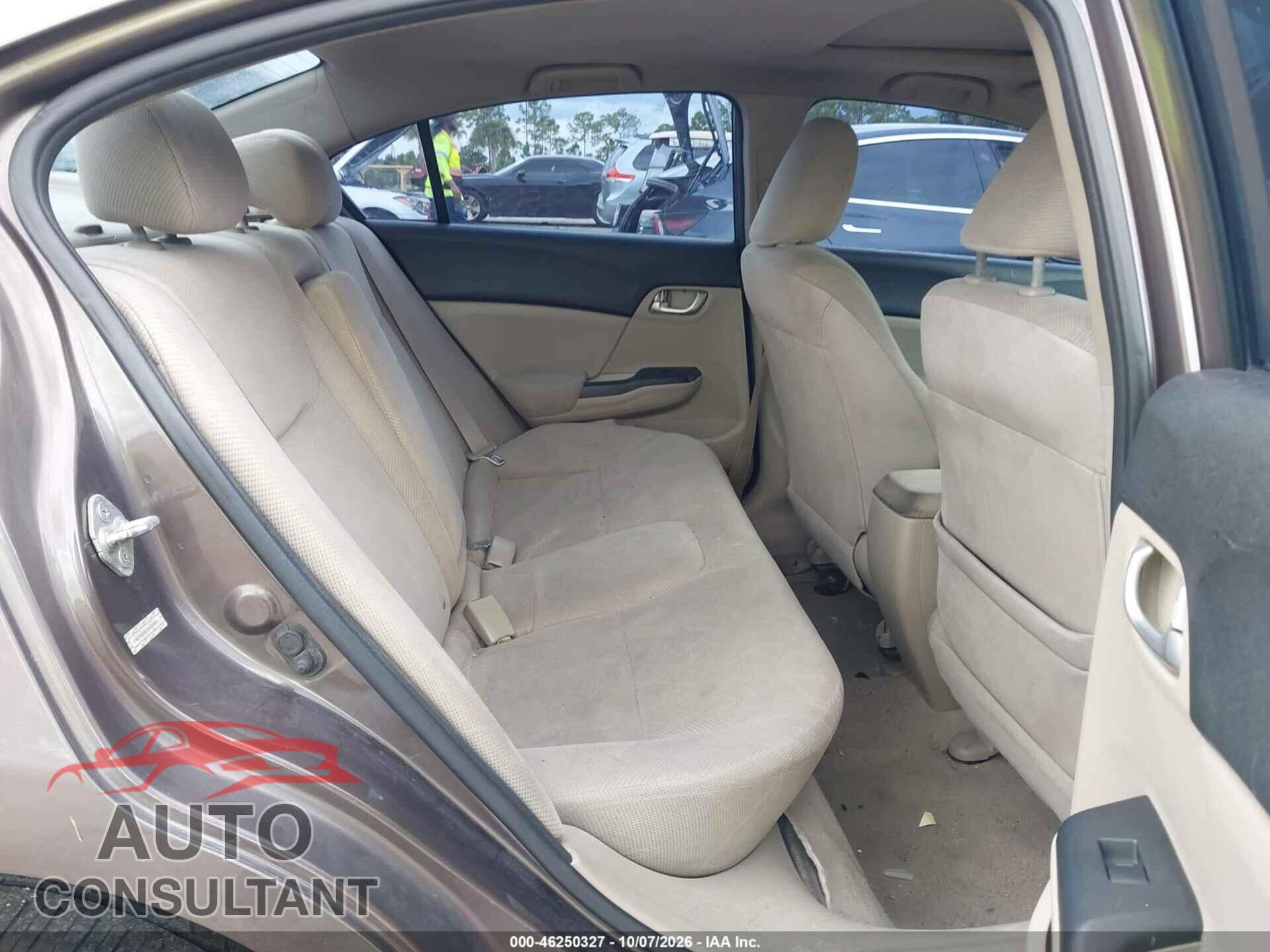 HONDA CIVIC 2012 - 2HGFB2F82CH534986