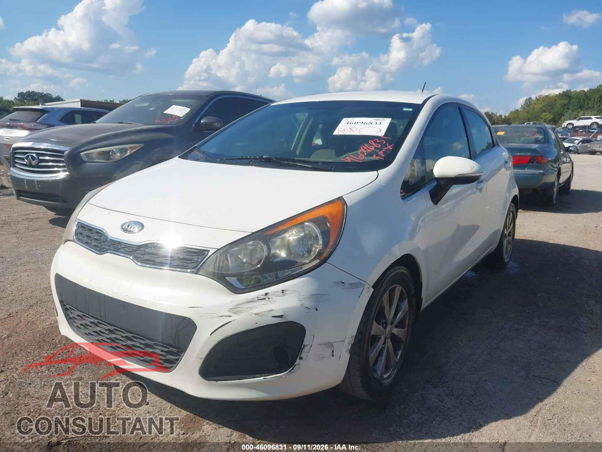 KIA RIO 2013 - KNADN5A36D6198656