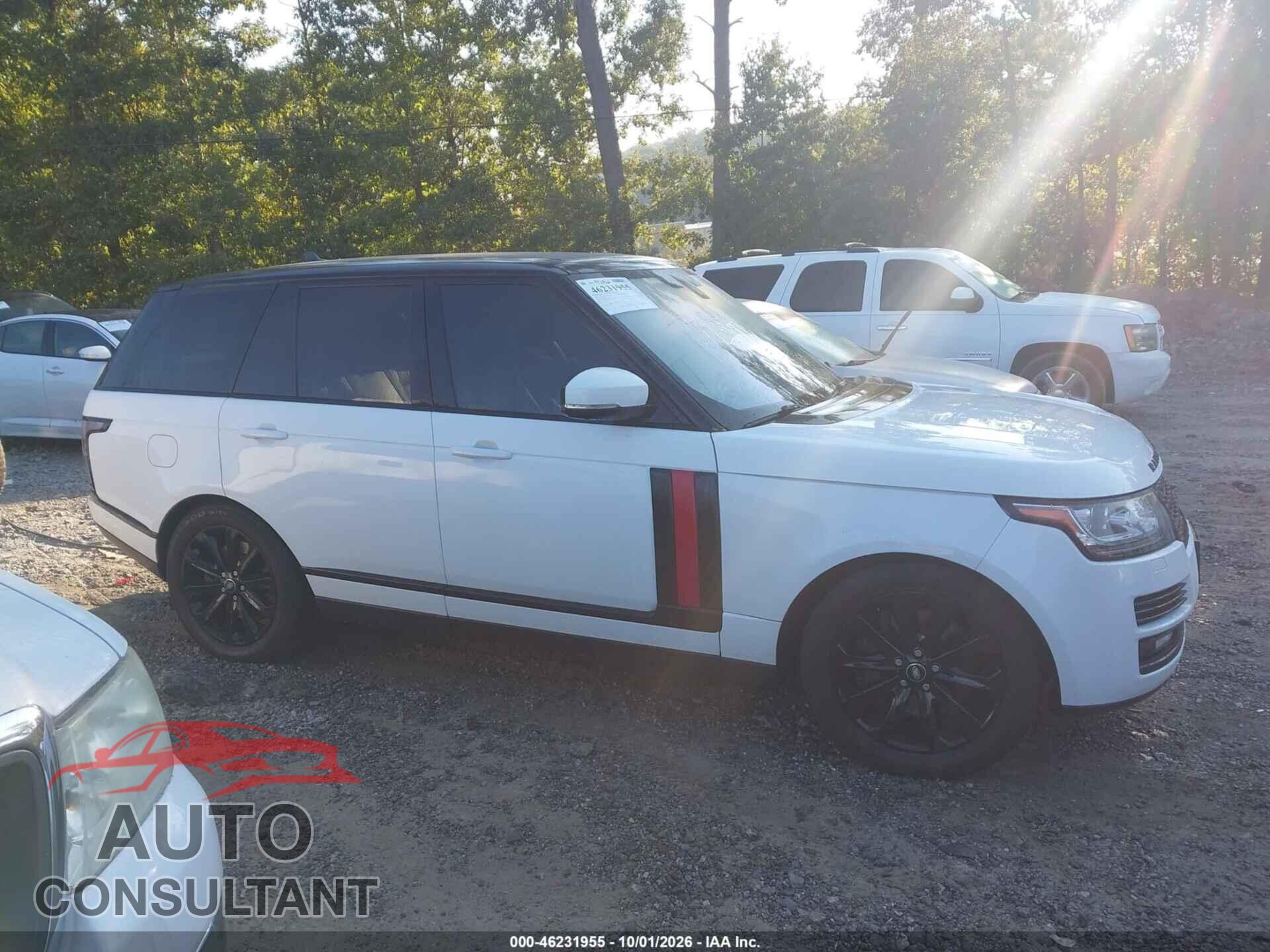 LAND ROVER RANGE ROVER 2016 - SALGS2VF9GA245197