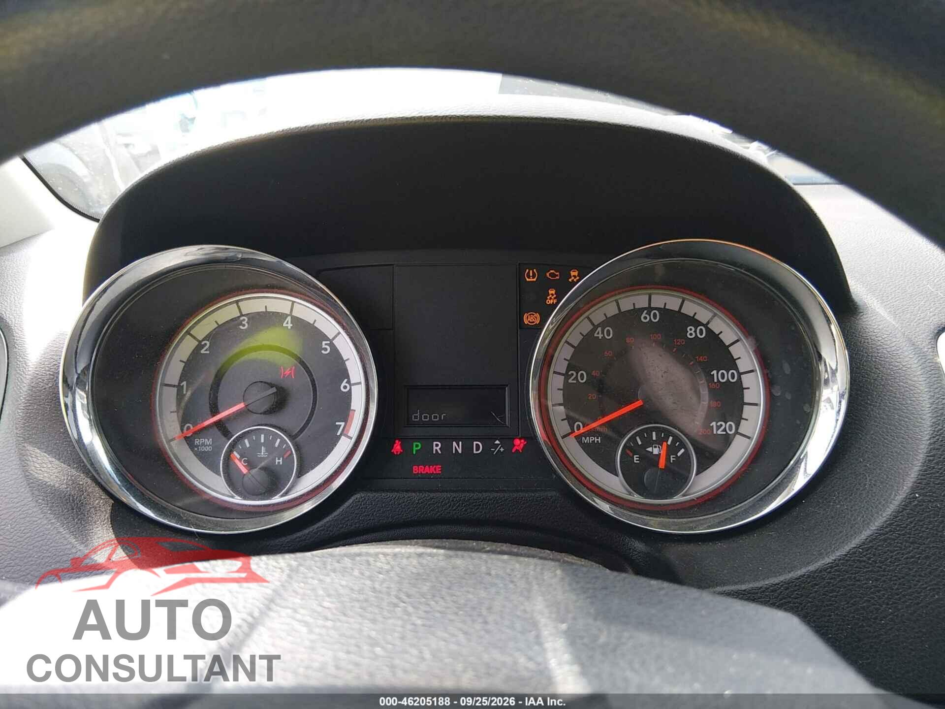DODGE CARAVAN 2012 - 02C4RDGC6CR296312