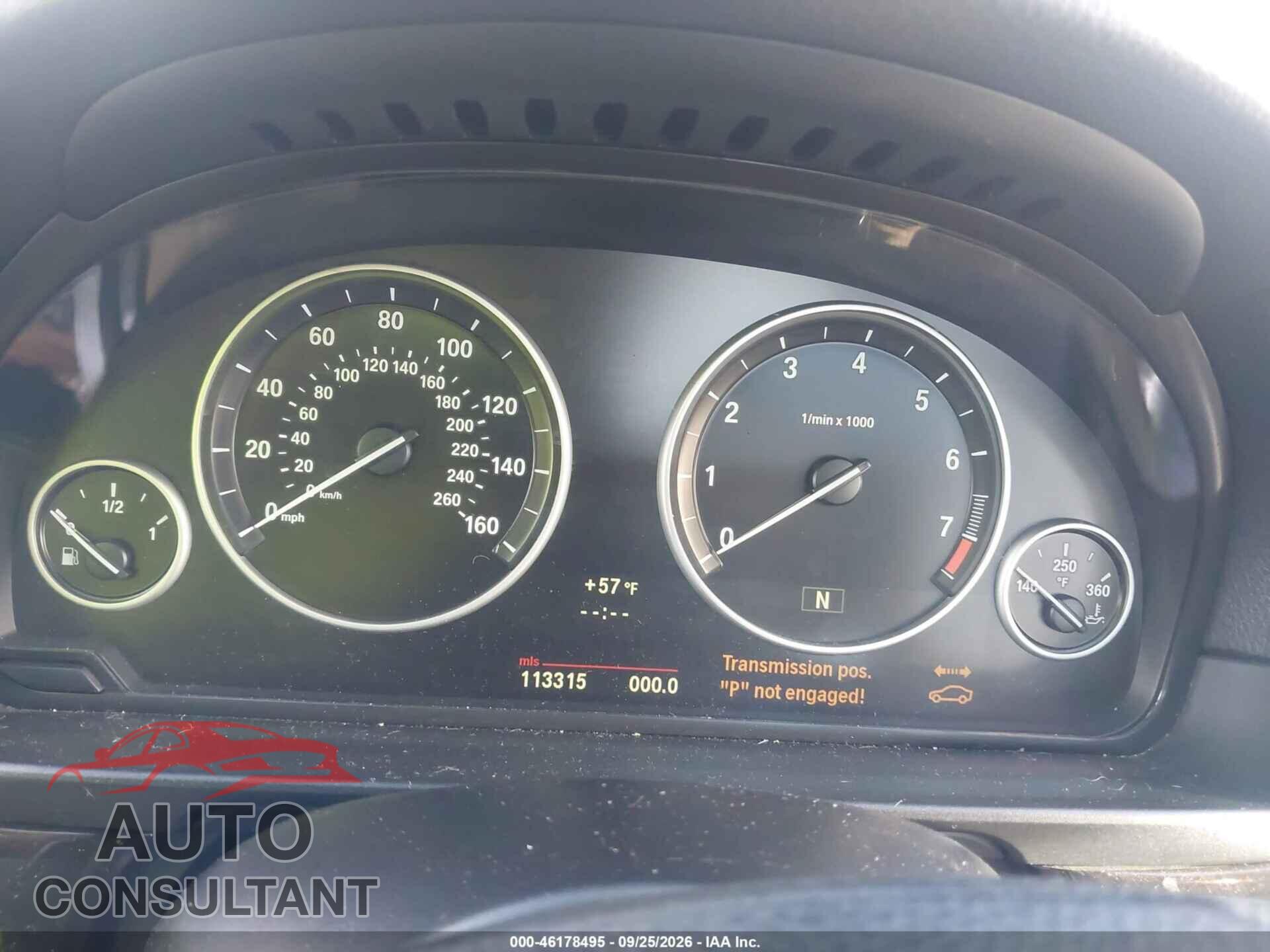BMW 528I 2012 - WBAXH5C57CDW10080