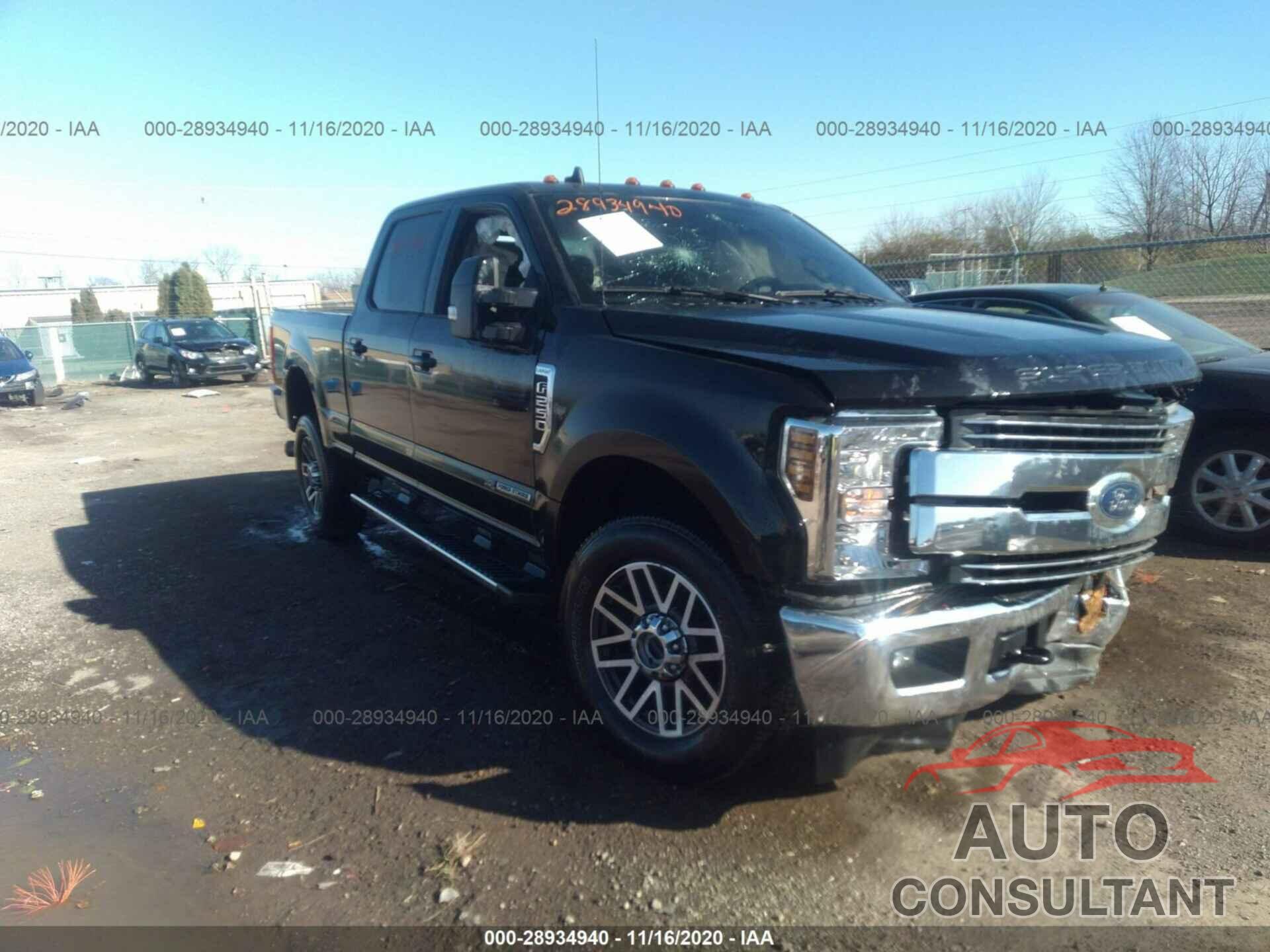 FORD SUPER DUTY F-250 SRW 2019 - 1FT7W2BT3KEE63501