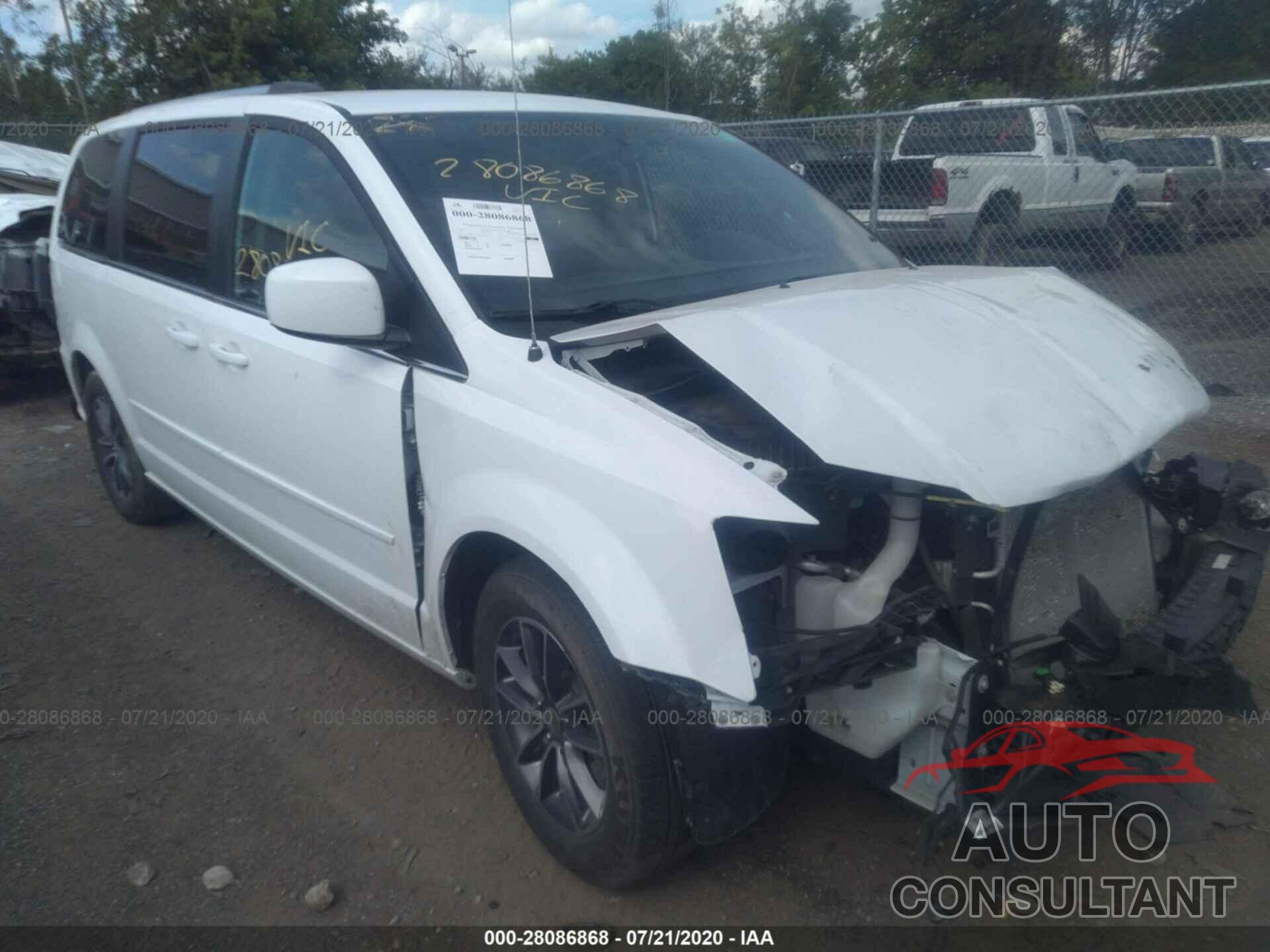 DODGE GRAND CARAVAN 2017 - 2C4RDGCG1HR867339