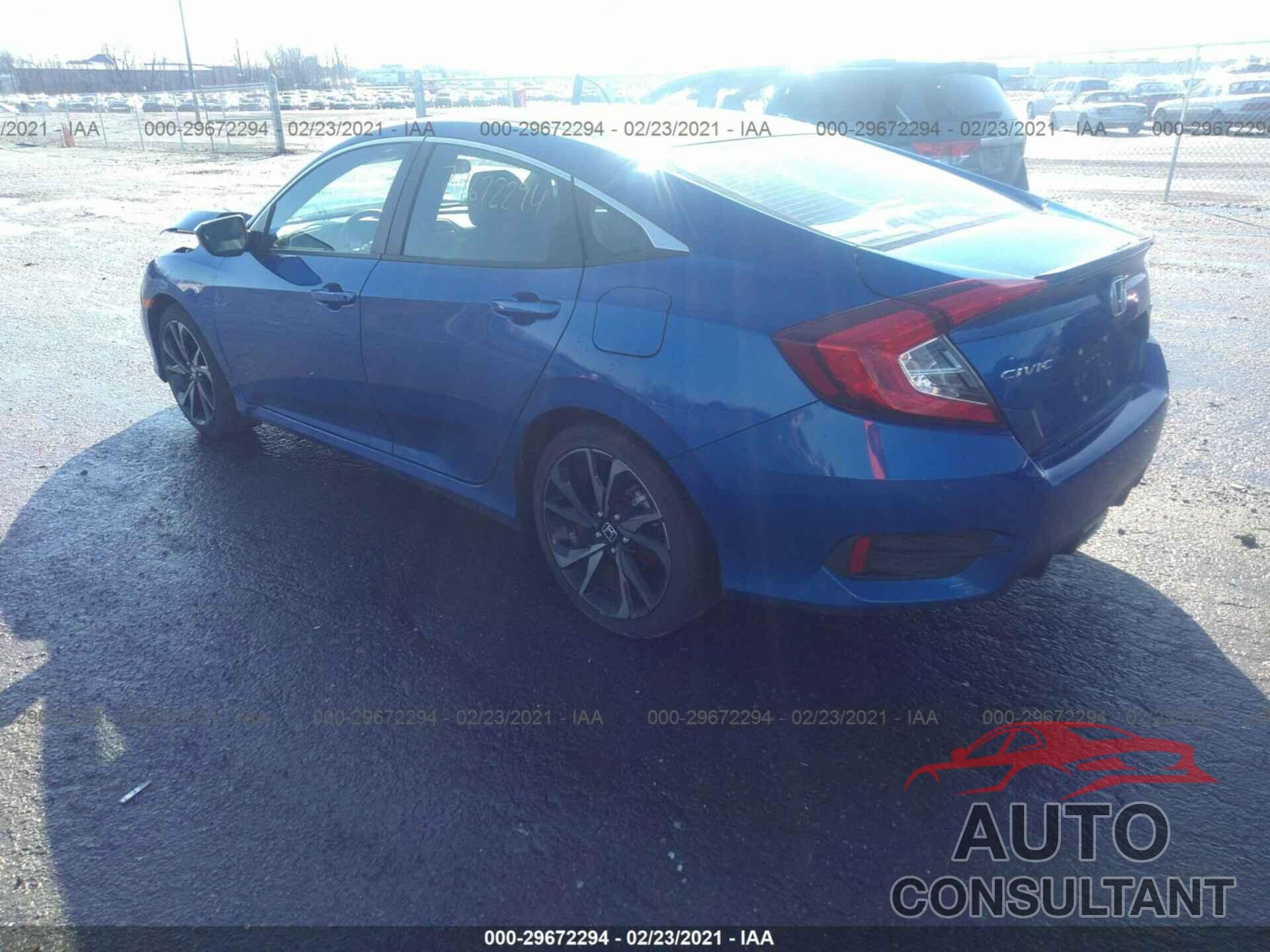 HONDA CIVIC SEDAN 2020 - 2HGFC2F89LH512318