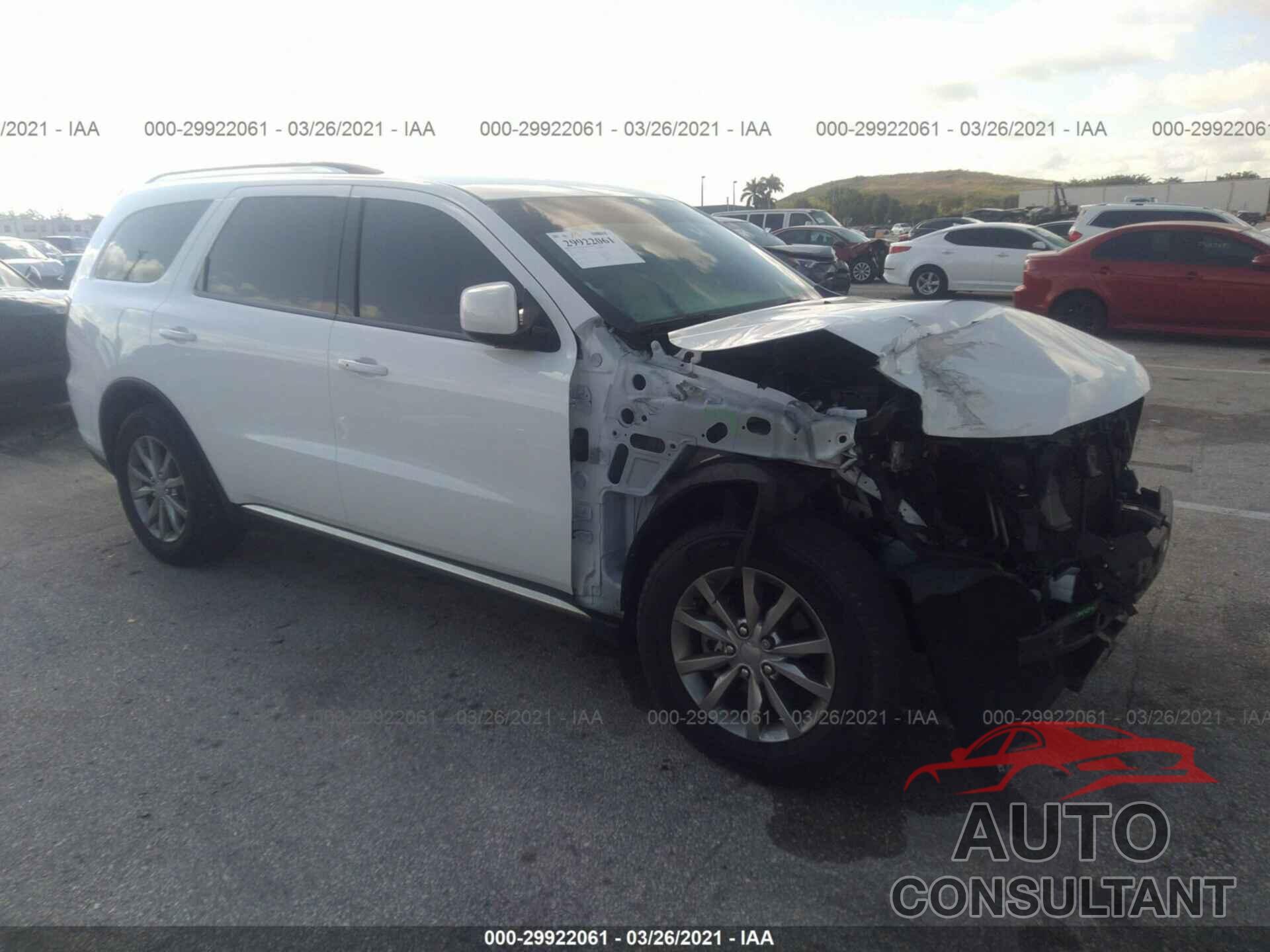 DODGE DURANGO 2018 - 1C4RDHAG1JC495069