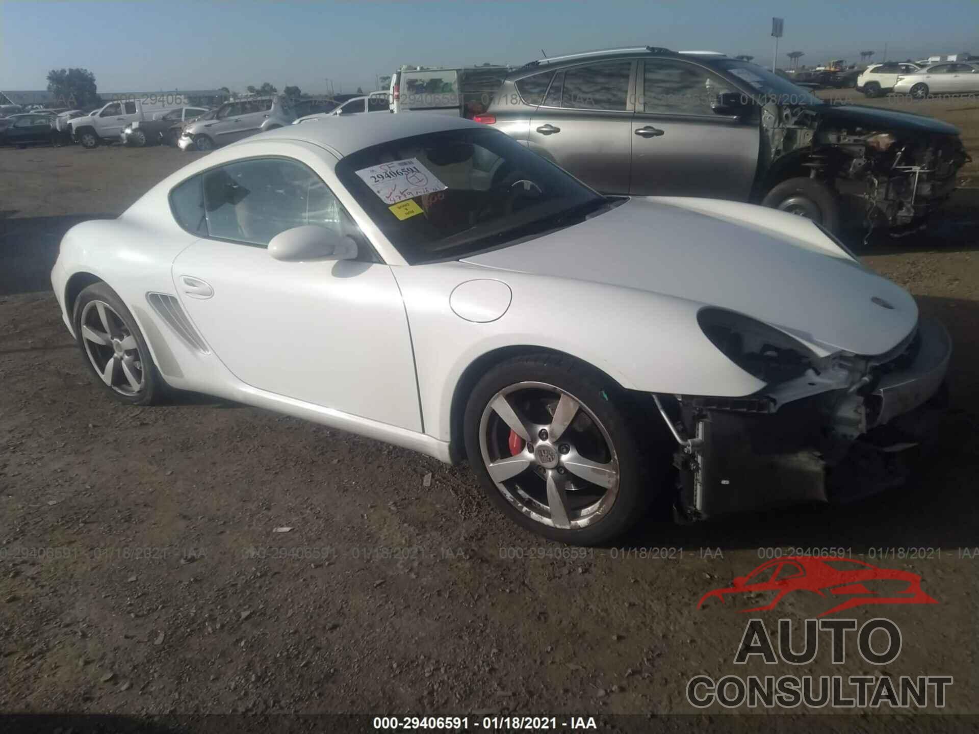 PORSCHE CAYMAN 2008 - WP0AB29848U782326