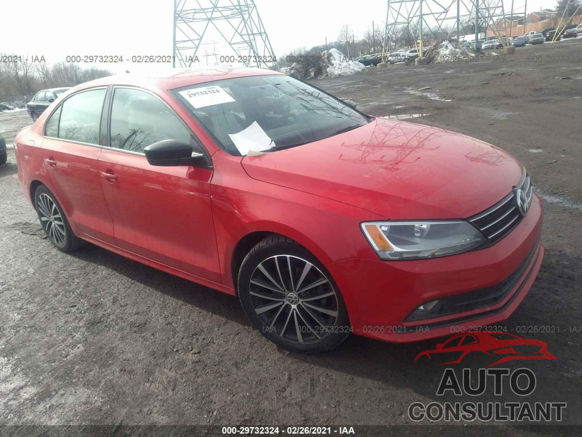 VOLKSWAGEN JETTA SEDAN 2016 - 3VWD17AJ6GM231133