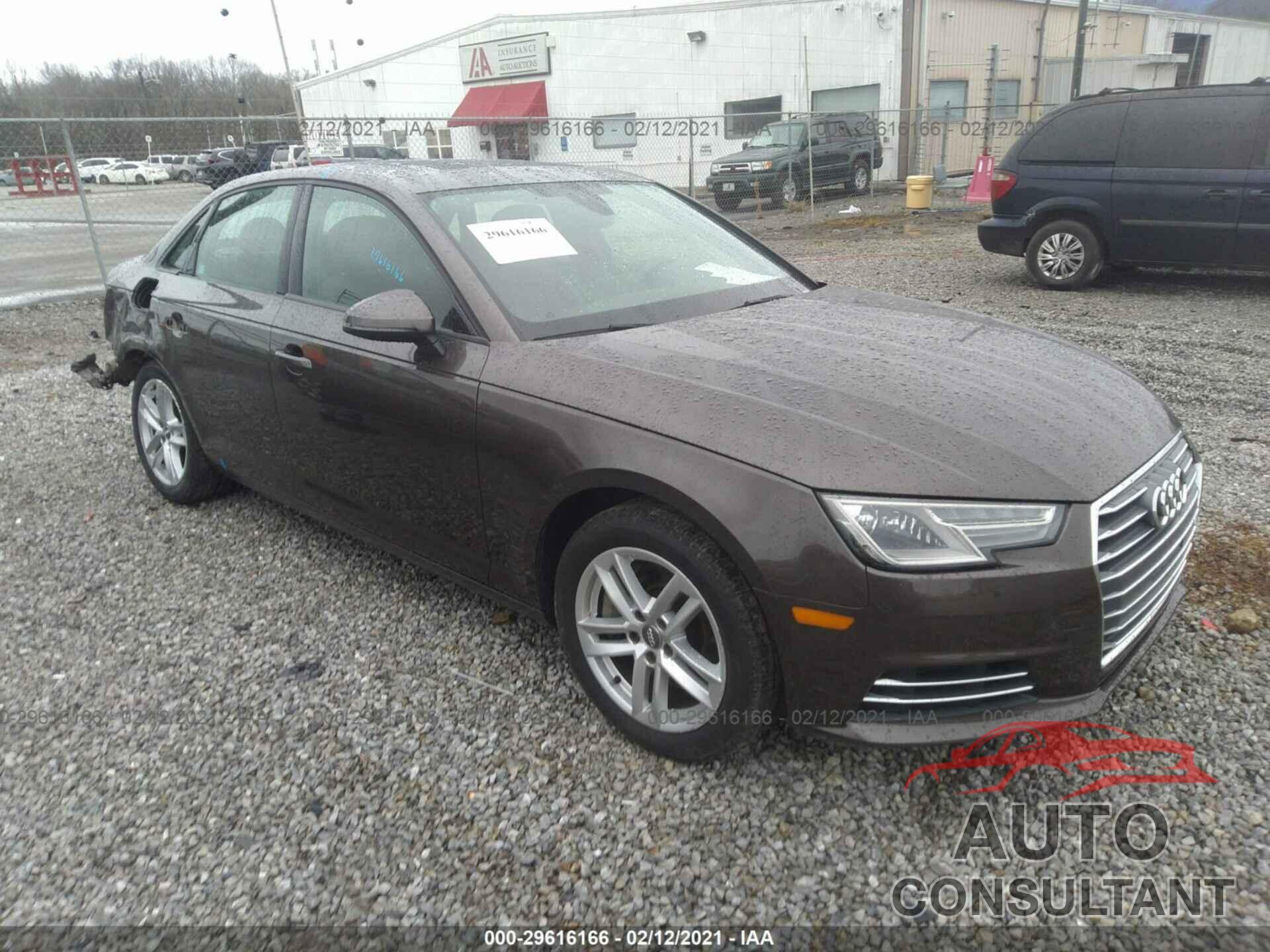 AUDI A4 2017 - WAUGNAF40HN058606