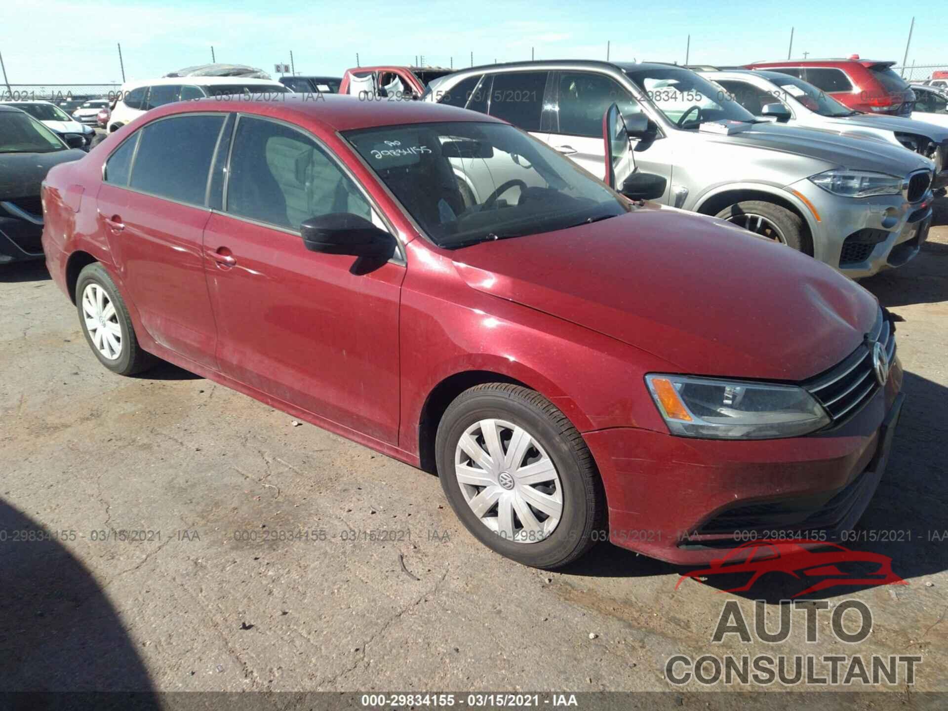 VOLKSWAGEN JETTA SEDAN 2016 - 3VW167AJ6GM356928