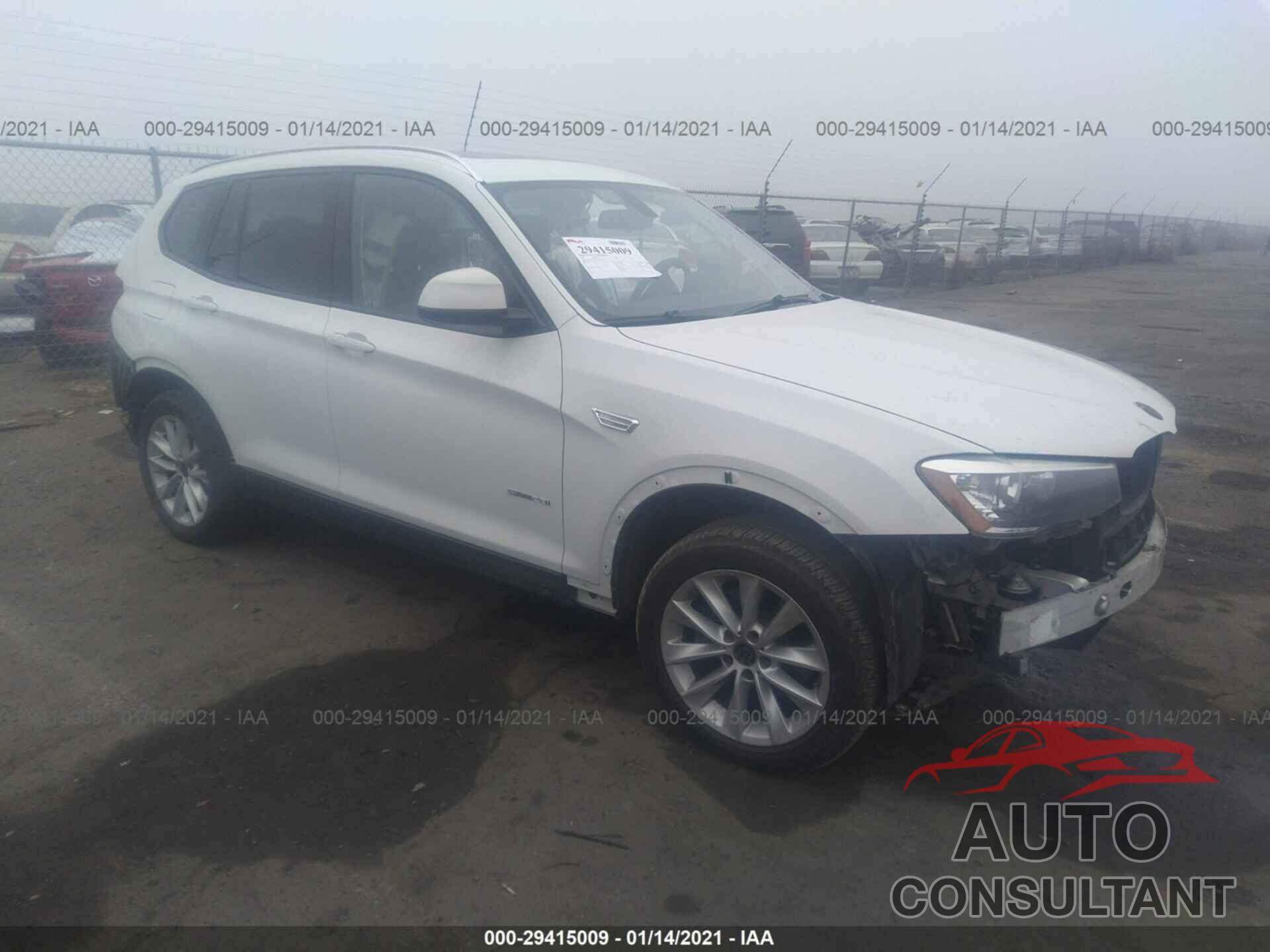BMW X3 2017 - 5UXWZ7C3XH0X40096