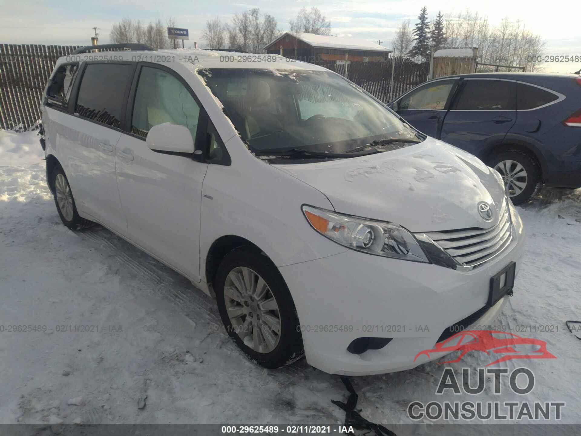 TOYOTA SIENNA 2016 - 5TDJK3DCXGS140990