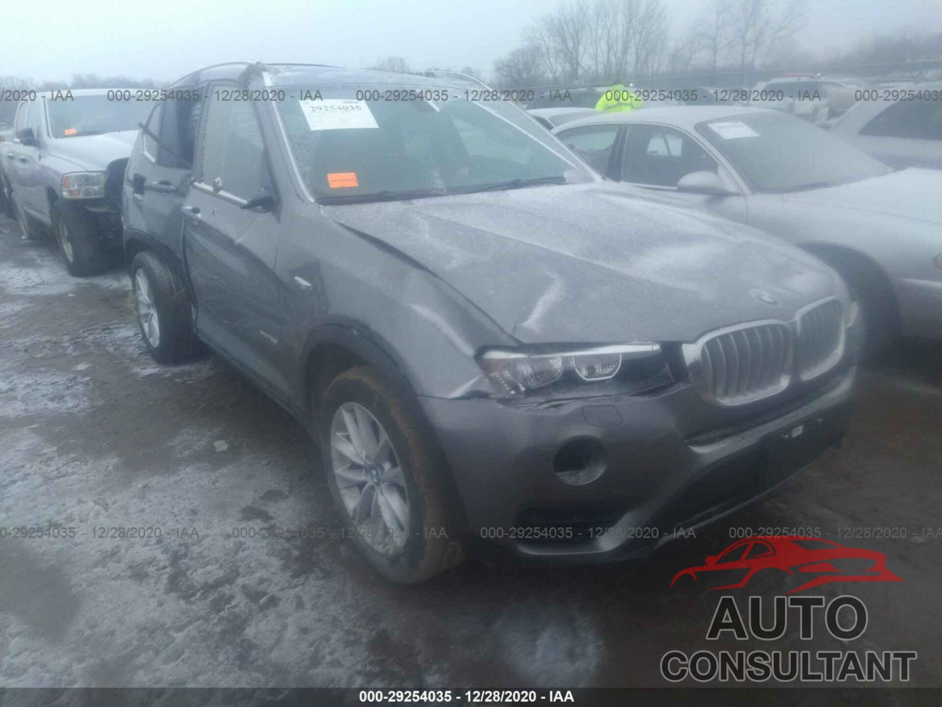 BMW X3 2017 - 5UXWX9C59H0T12748