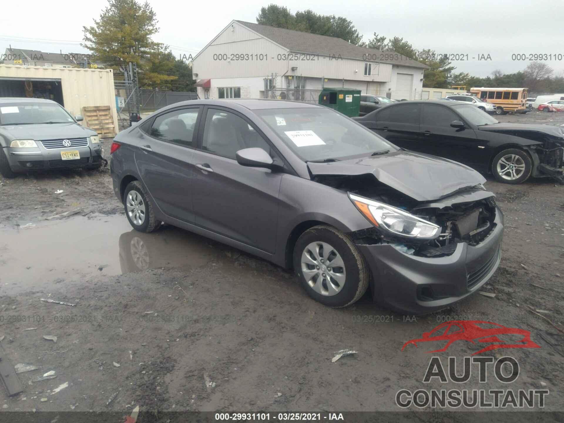 HYUNDAI ACCENT 2016 - KMHCT4AE9GU956033