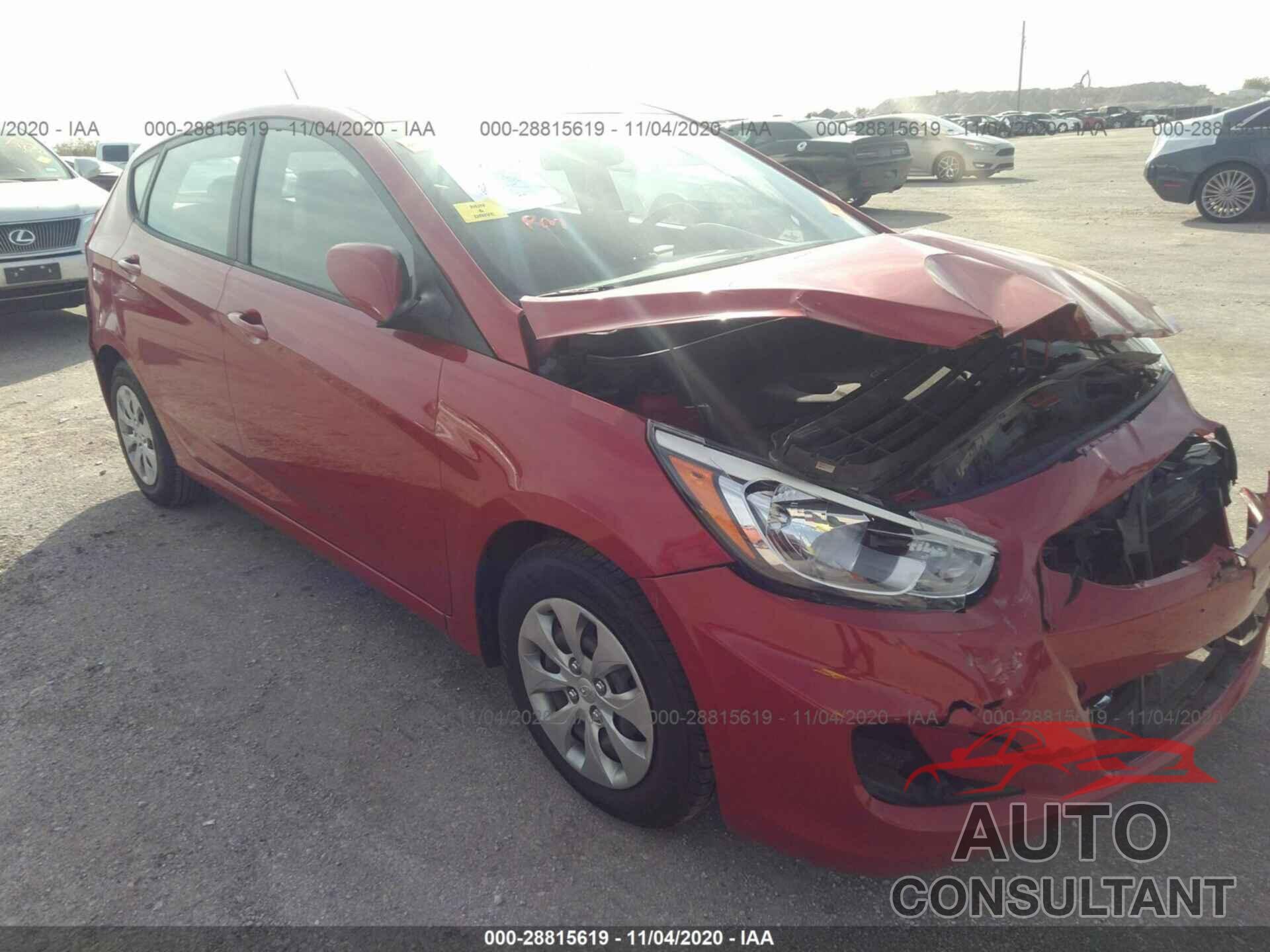HYUNDAI ACCENT 2017 - KMHCT5AE7HU299806