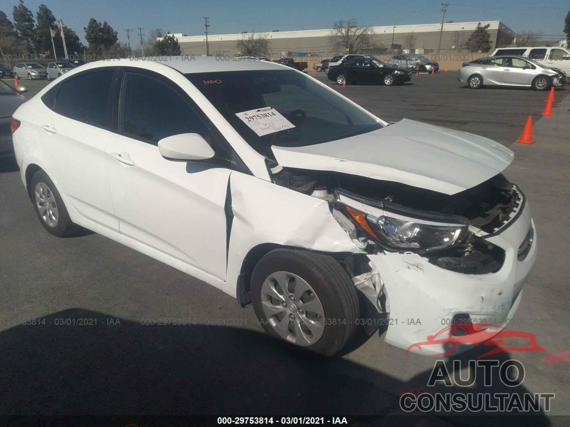 HYUNDAI ACCENT 2016 - KMHCT4AE3GU123084