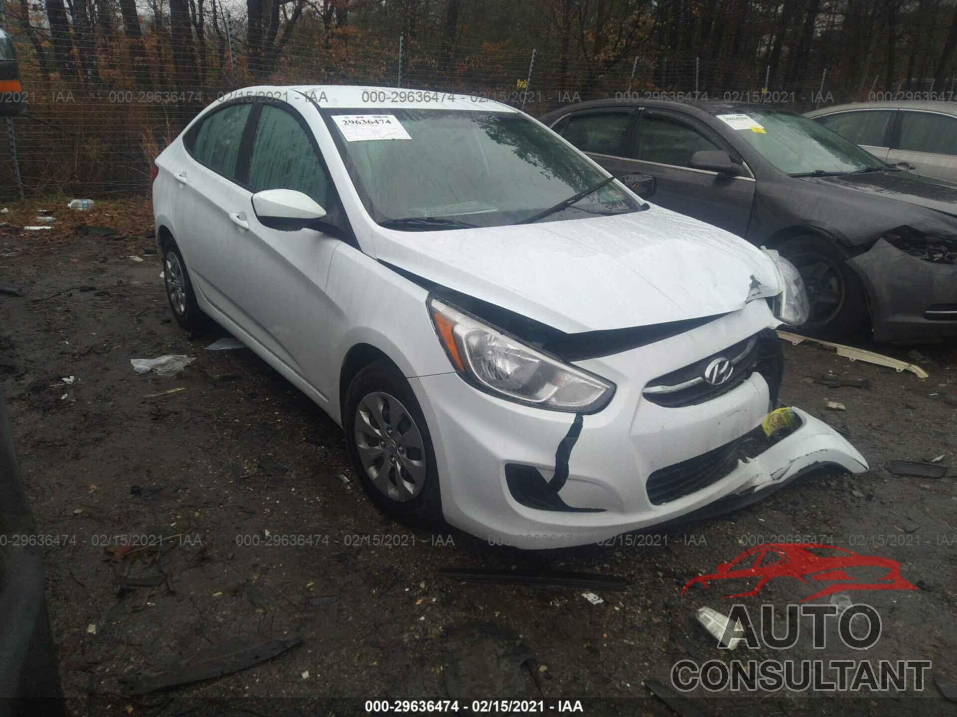 HYUNDAI ACCENT 2017 - KMHCT4AE1HU341476