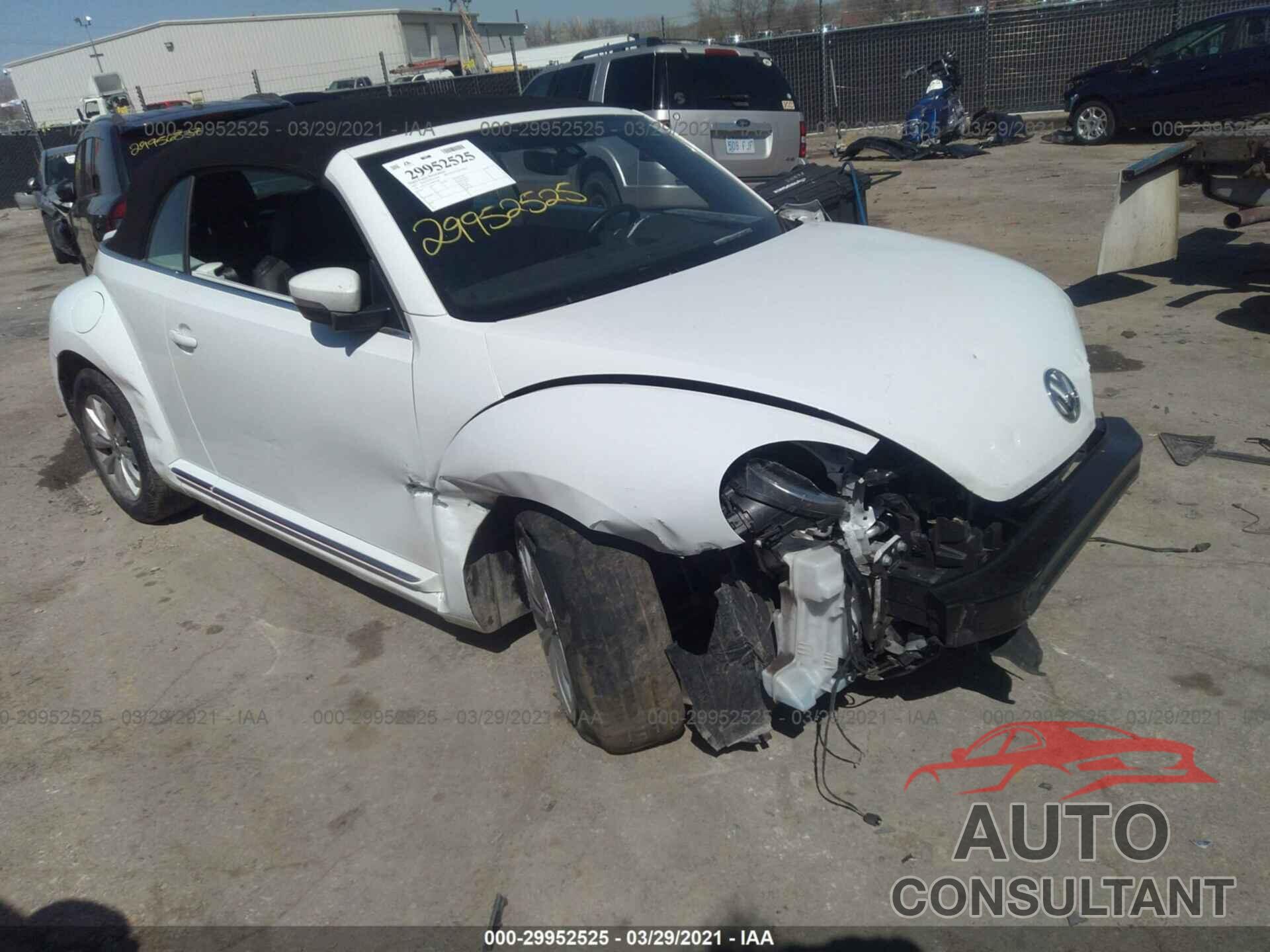 VOLKSWAGEN BEETLE CONVERTIBLE 2017 - 3VW517AT3HM816288