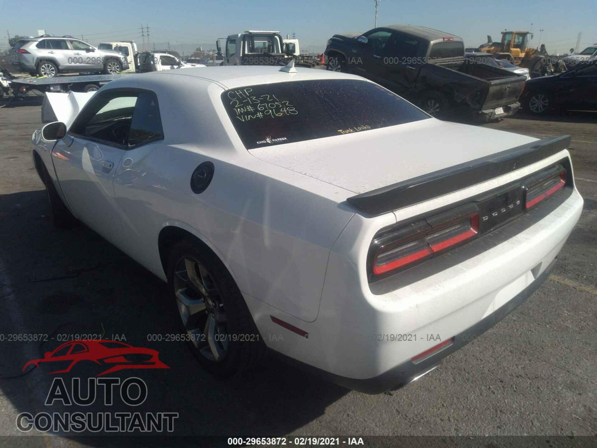 DODGE CHALLENGER 2016 - 2C3CDZAG2GH329648
