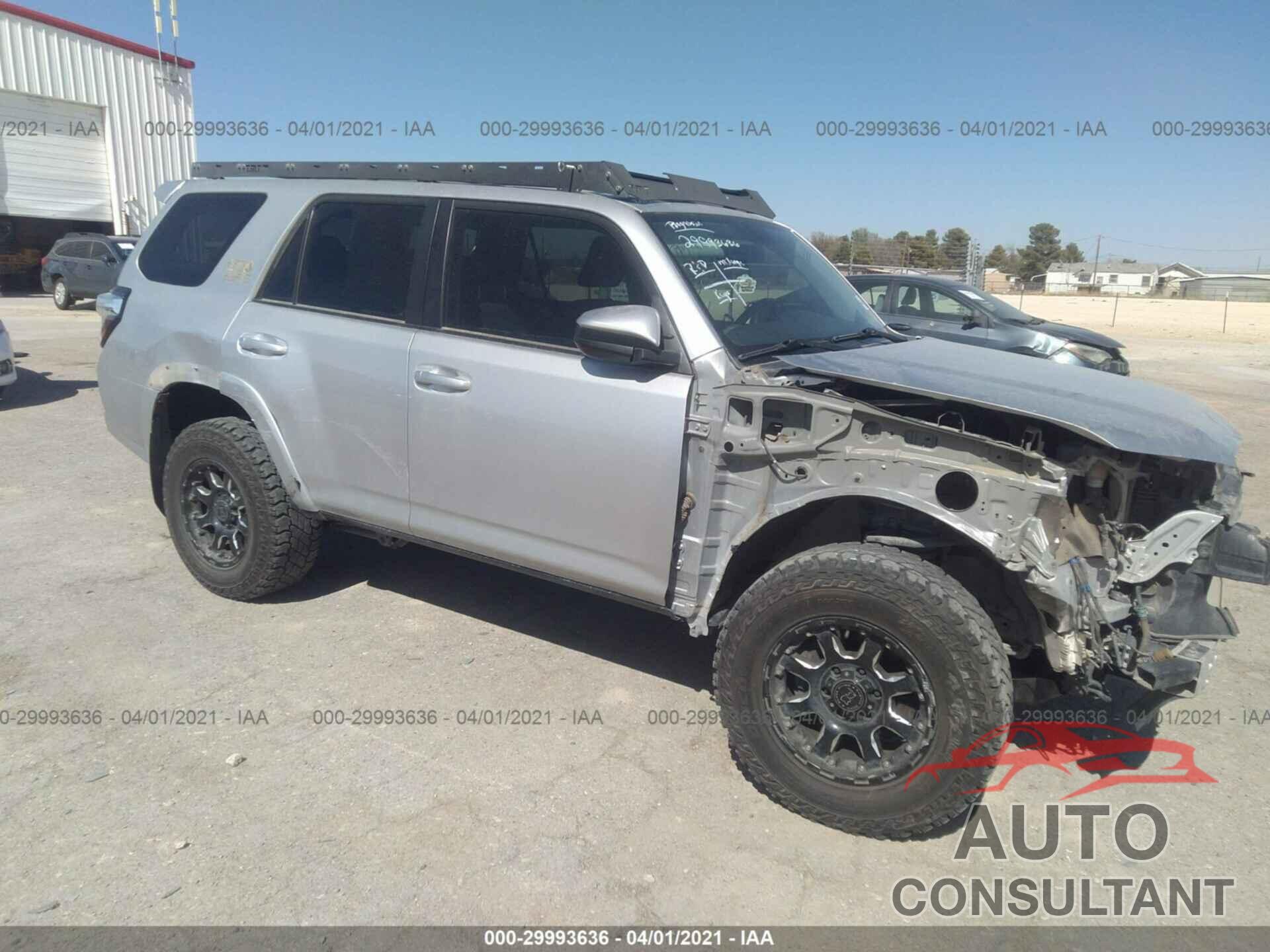 TOYOTA 4RUNNER 2016 - JTEBU5JR9G5307831