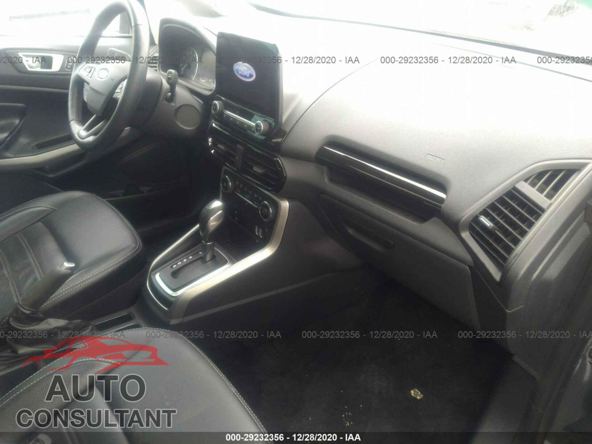 FORD ECOSPORT 2020 - MAJ6S3KL2LC334794