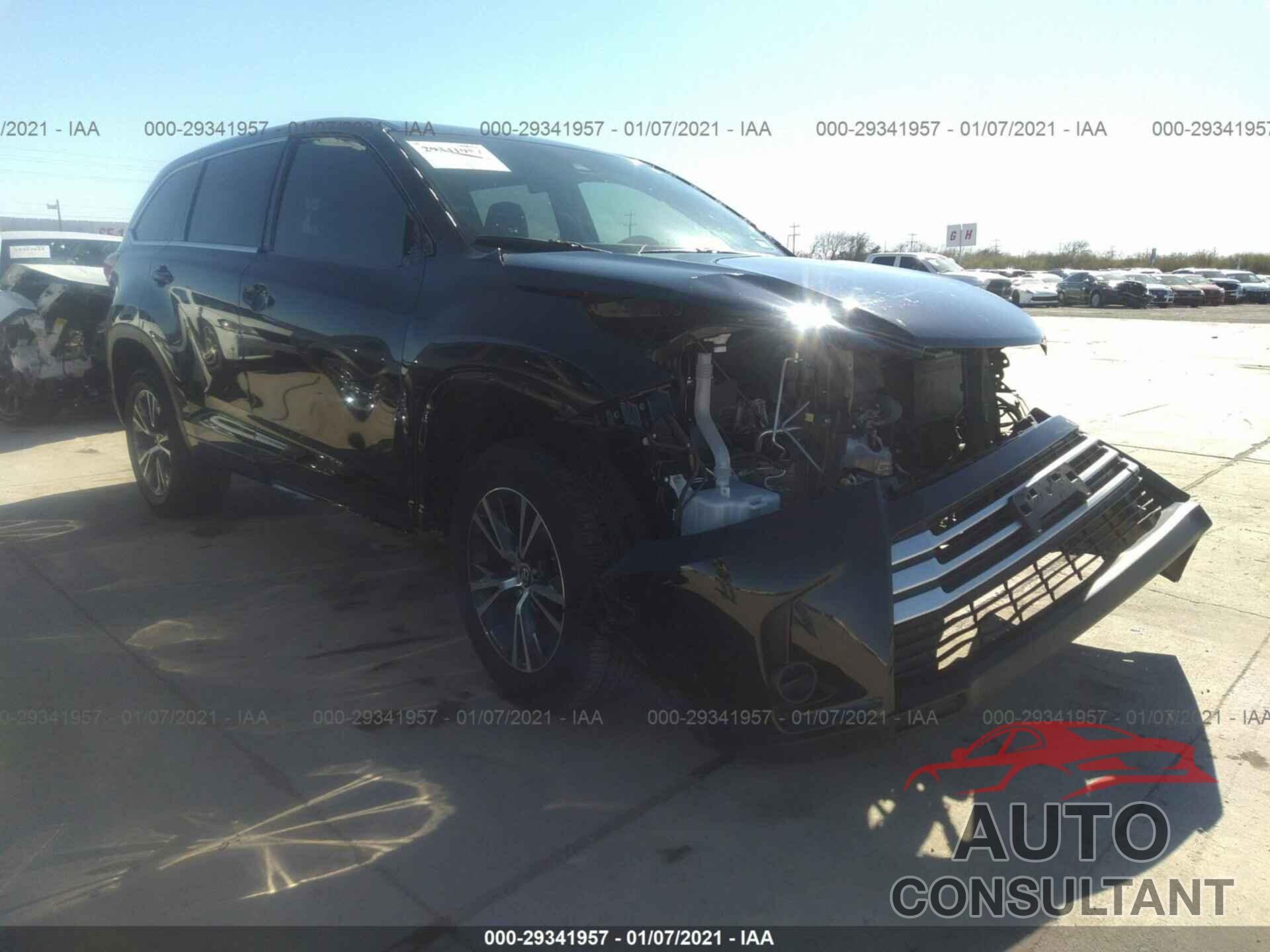 TOYOTA HIGHLANDER 2017 - 5TDZZRFH5HS221262