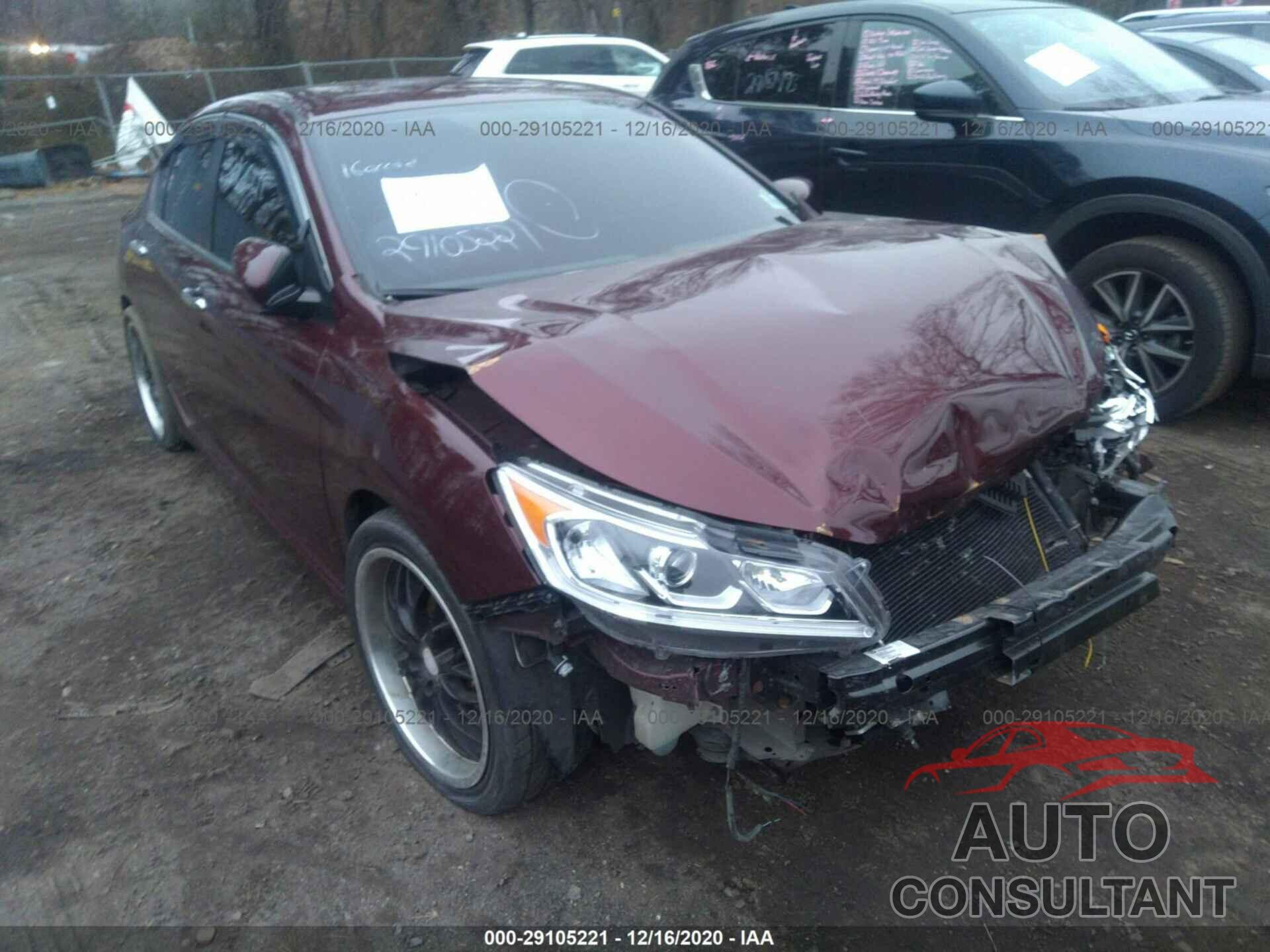 HONDA ACCORD SEDAN 2016 - 1HGCR2F54GA057244