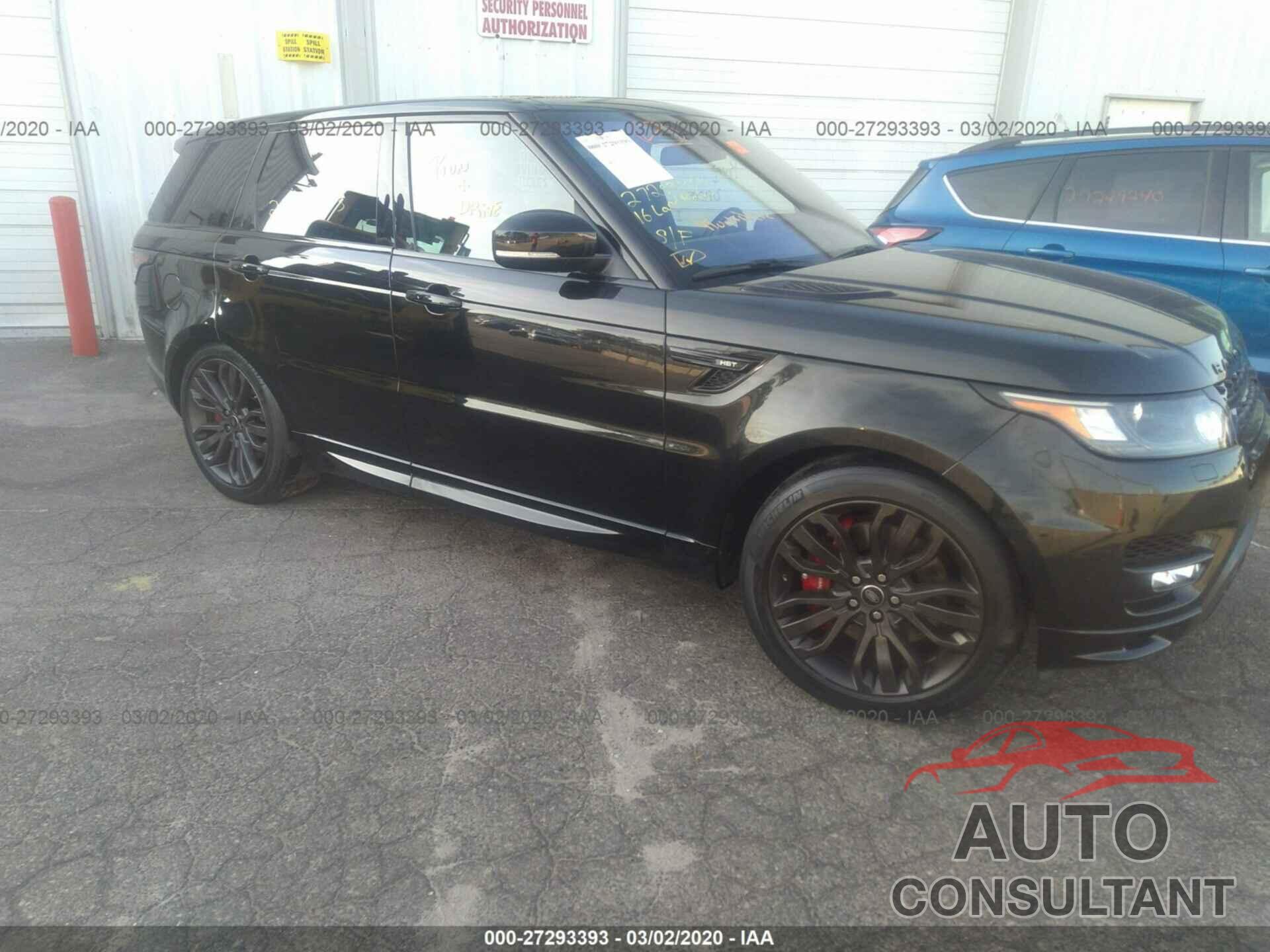 LAND ROVER RANGE ROVER SPORT 2016 - SALWS2VF4GA573266