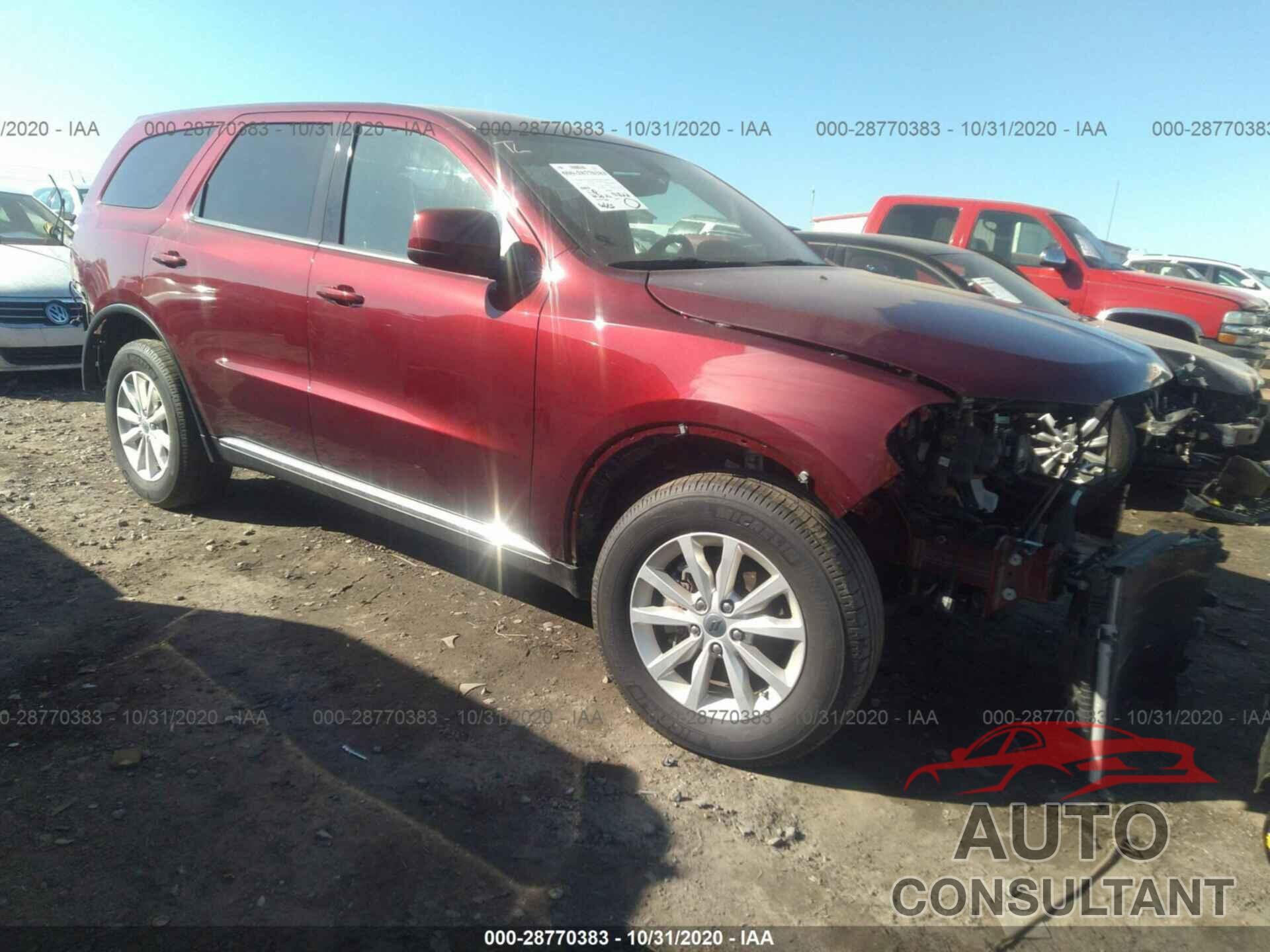 DODGE DURANGO 2019 - 1C4RDJAG5KC799109