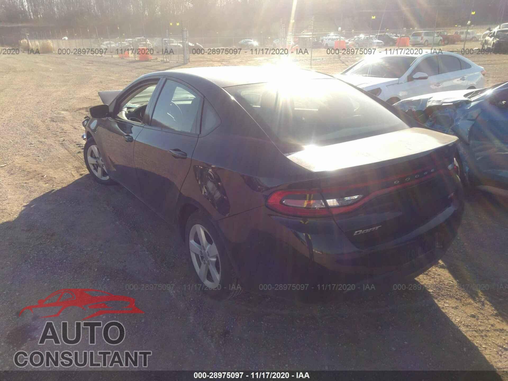 DODGE DART 2016 - 1C3CDFBB0GD652711