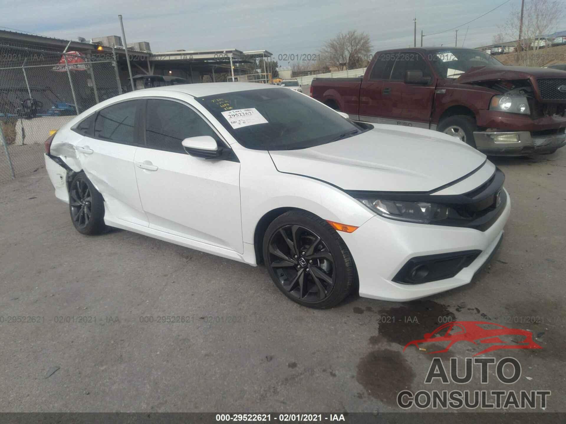 HONDA CIVIC SEDAN 2019 - 19XFC2F87KE025918