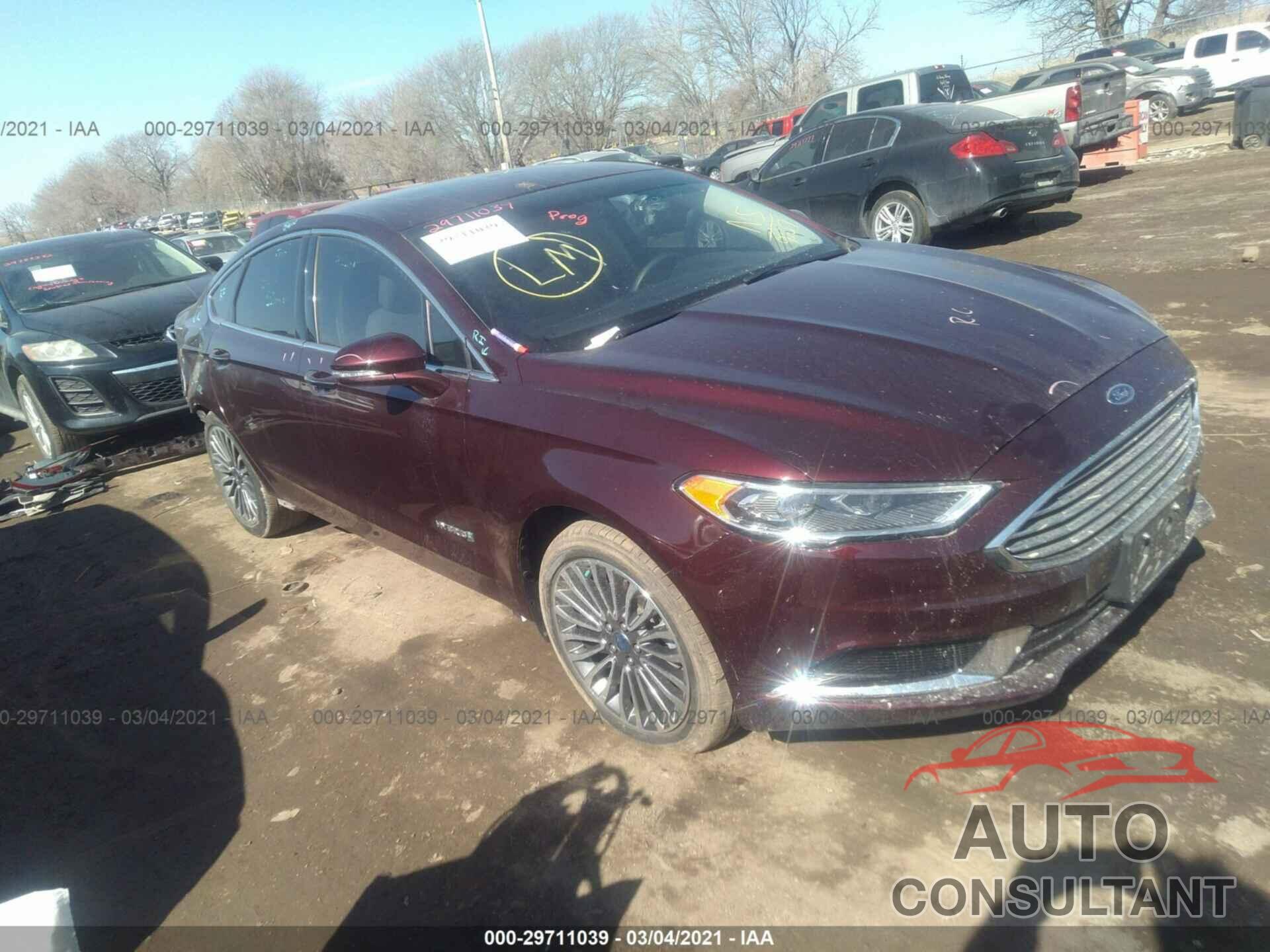 FORD FUSION HYBRID 2018 - 3FA6P0LU7JR260276