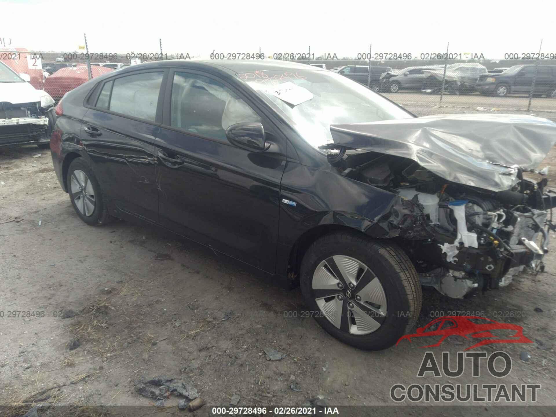 HYUNDAI IONIQ HYBRID 2018 - KMHC65LC7JU094107