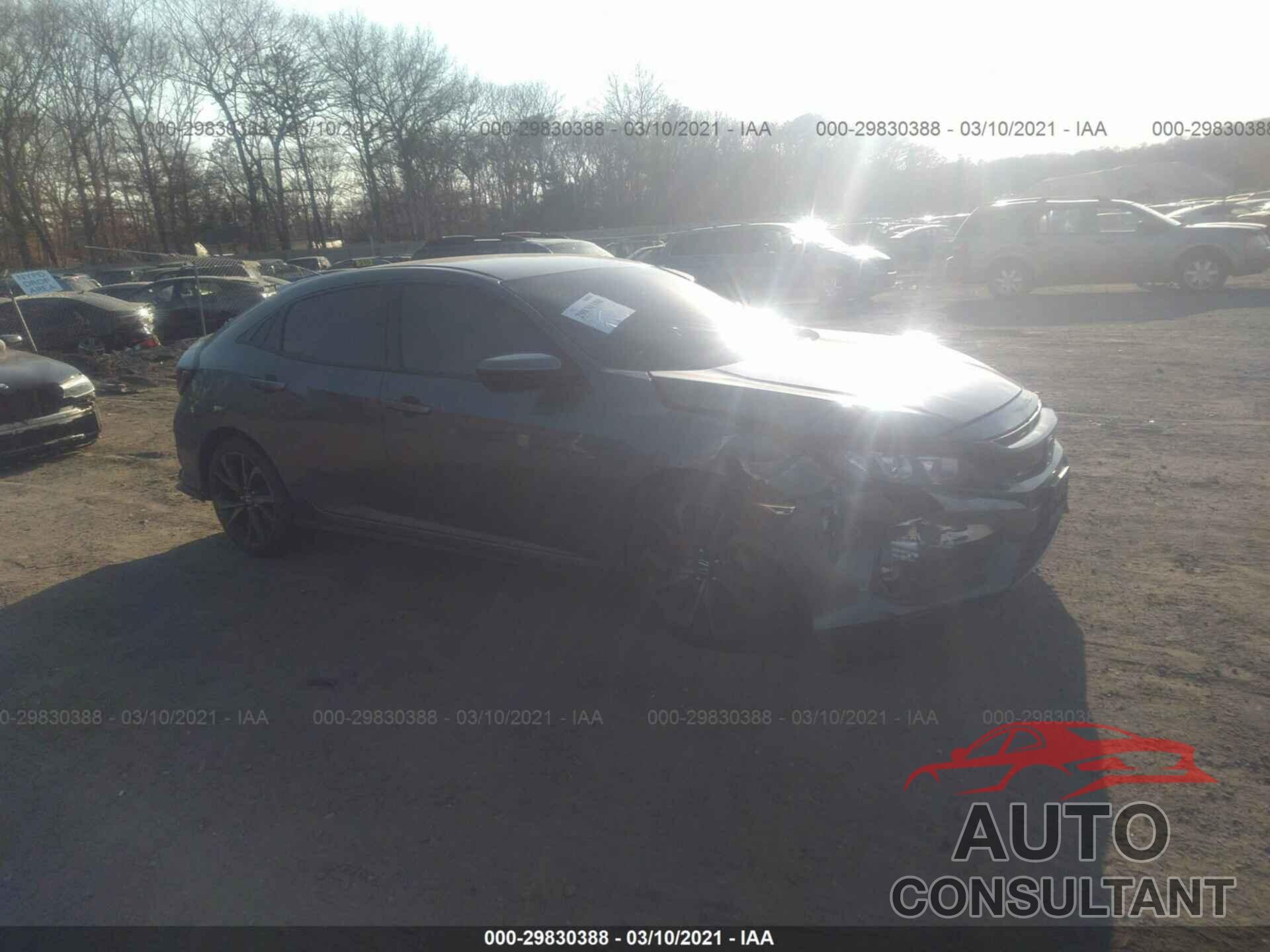 HONDA CIVIC HATCHBACK 2018 - SHHFK7H49JU432012