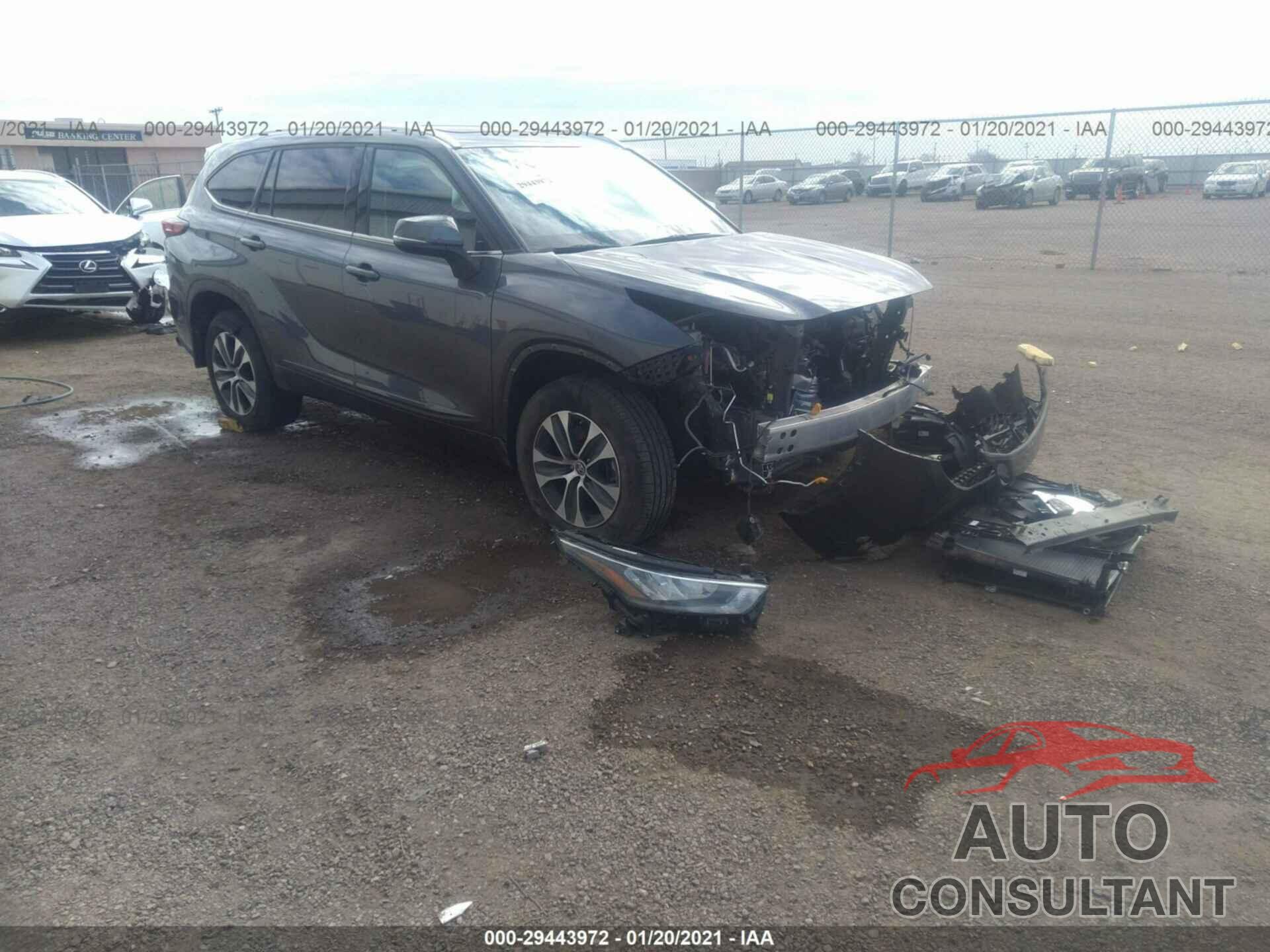 TOYOTA HIGHLANDER 2020 - 5TDGZRBH6LS017639