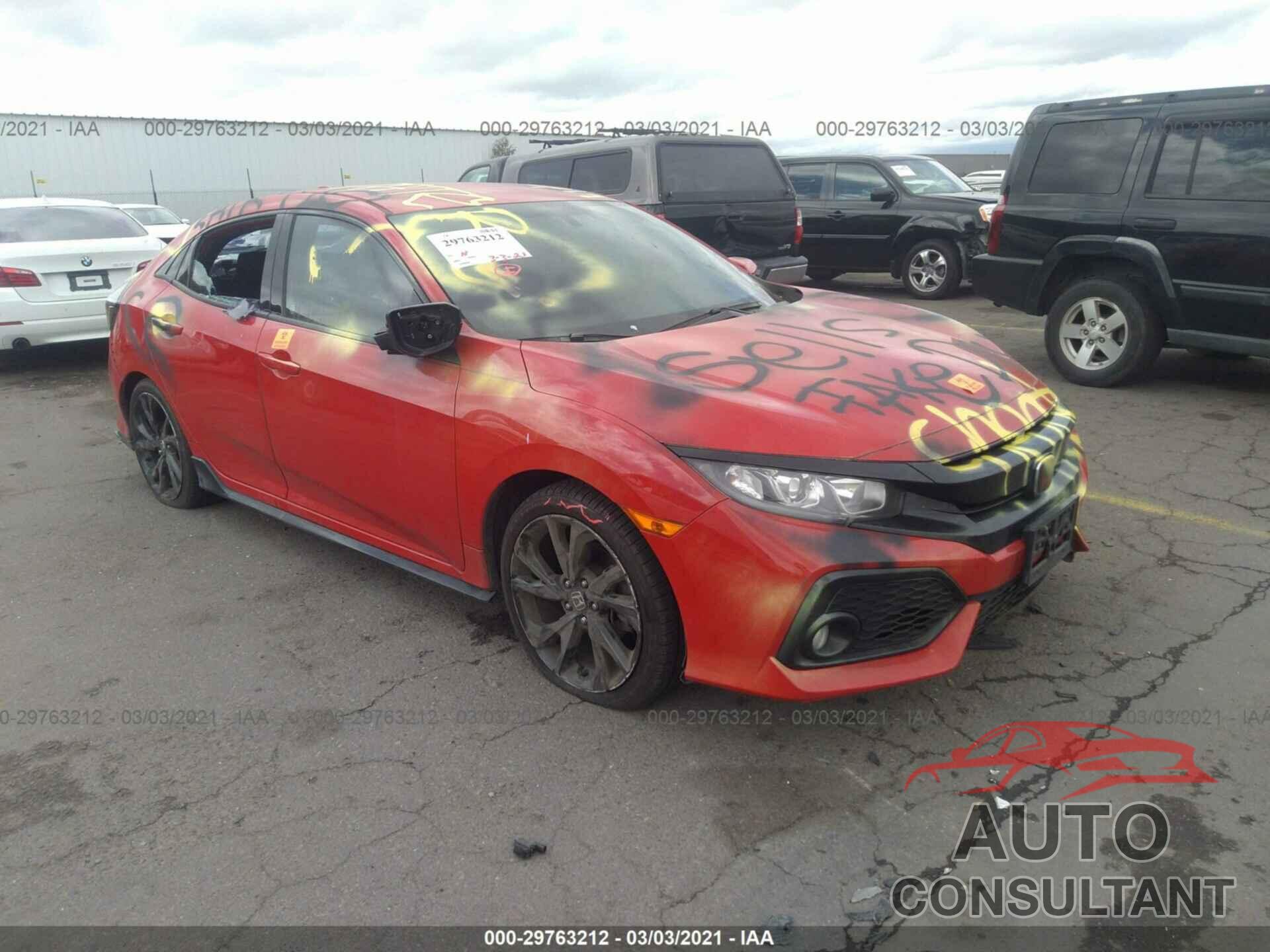 HONDA CIVIC HATCHBACK 2017 - SHHFK7H44HU411367