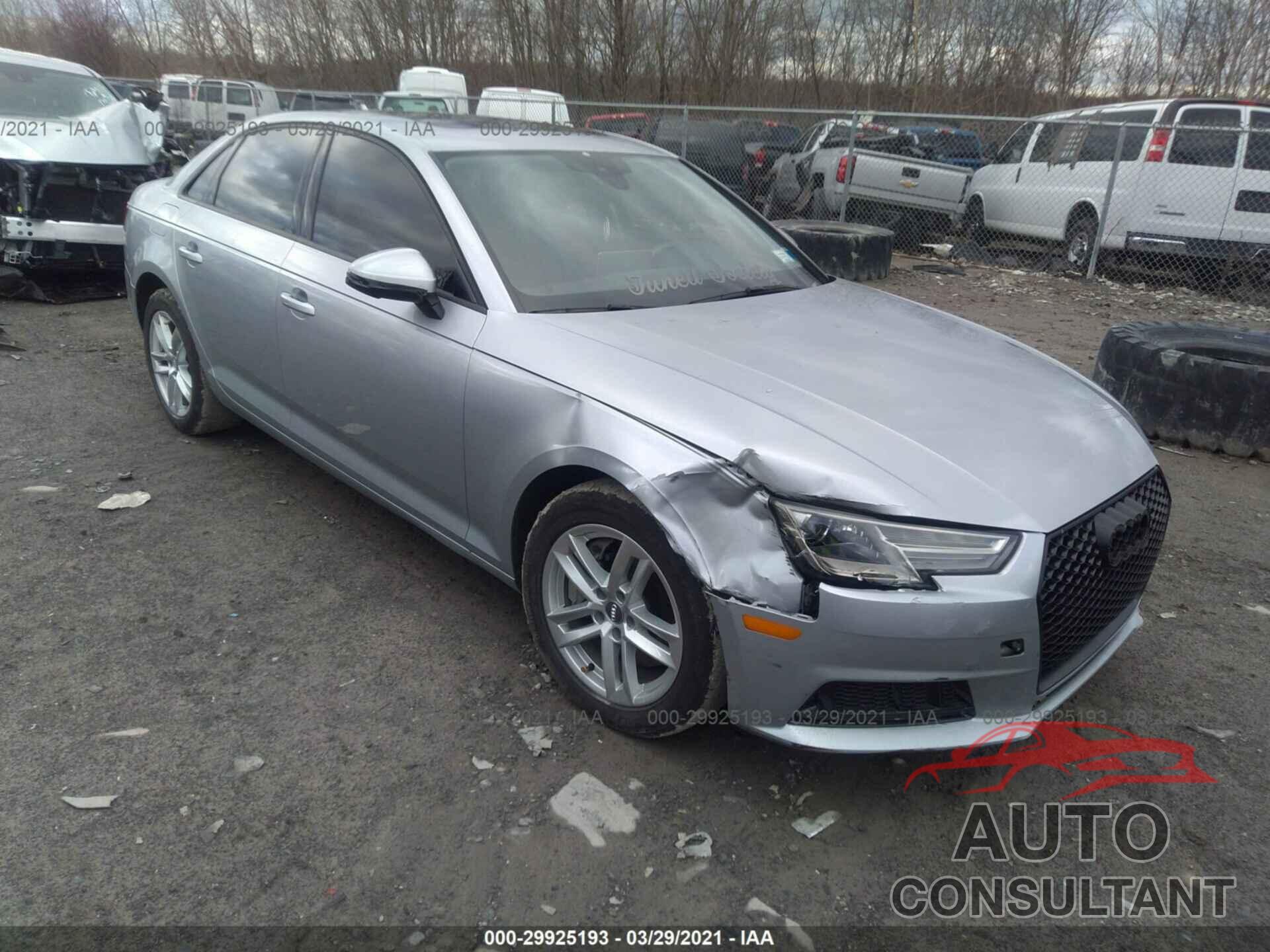 AUDI A4 2017 - WAUANAF49HN020538