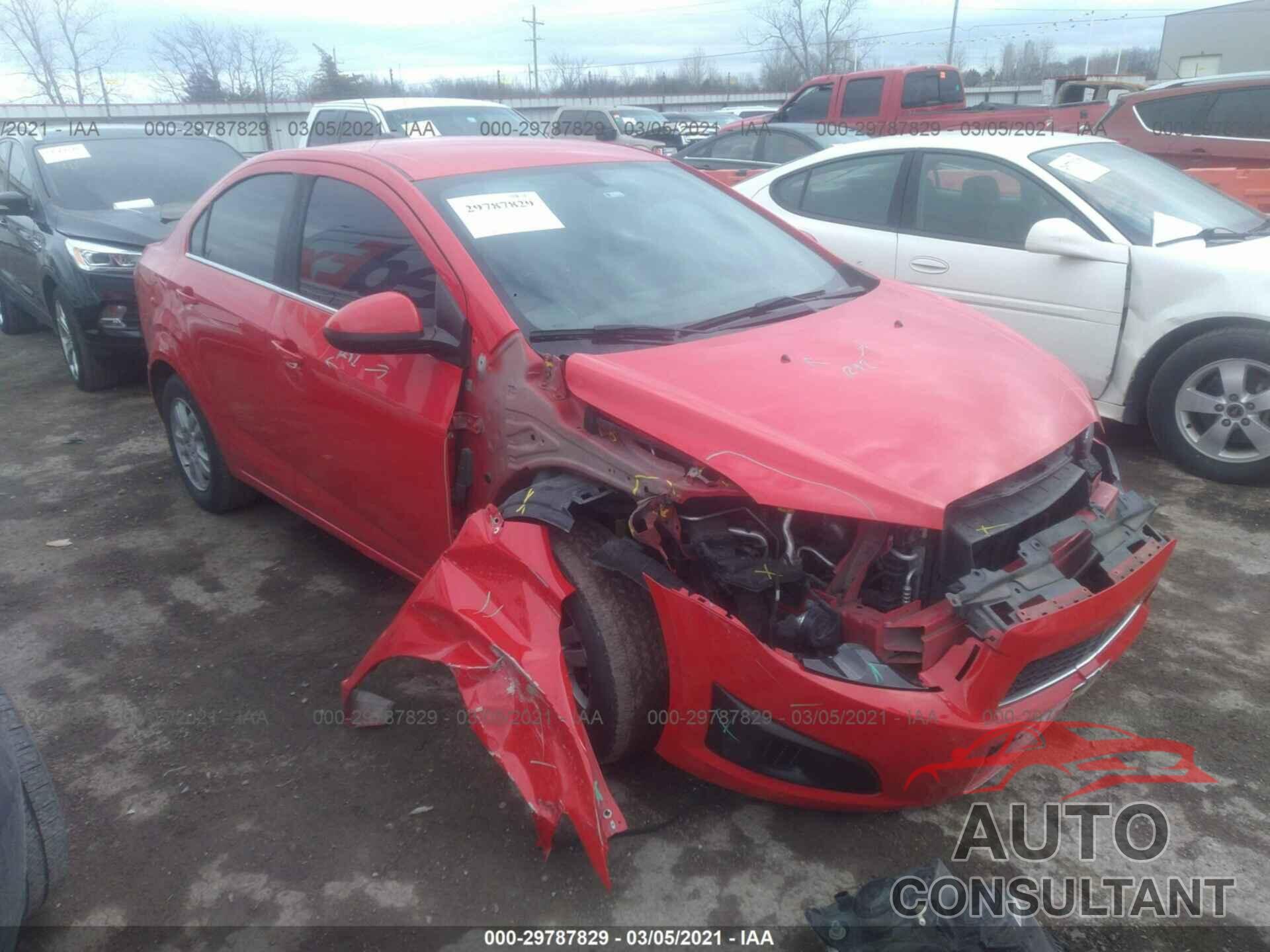 CHEVROLET SONIC 2016 - 1G1JC5SHXG4116717