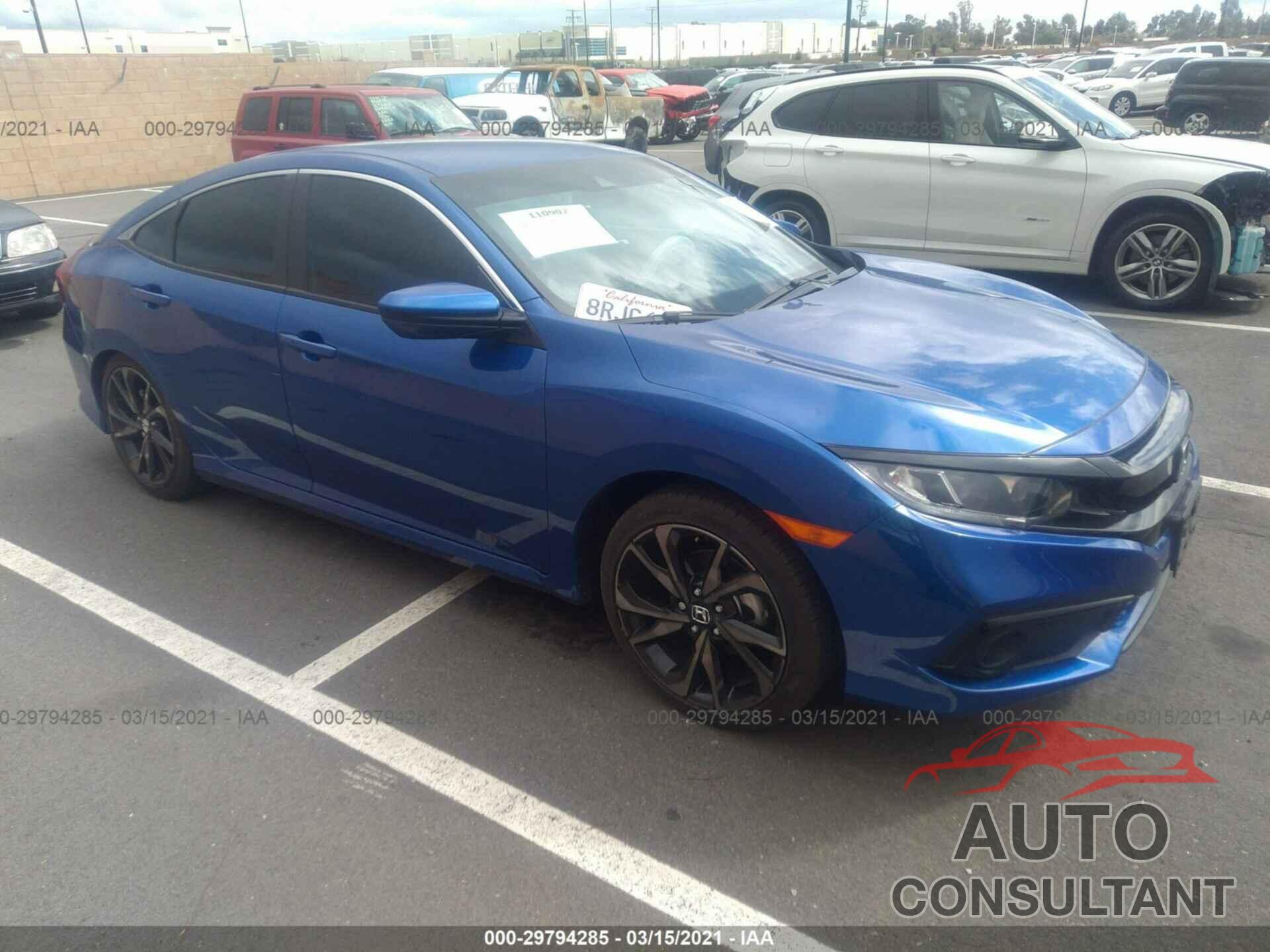 HONDA CIVIC SEDAN 2020 - 2HGFC2F83LH555195