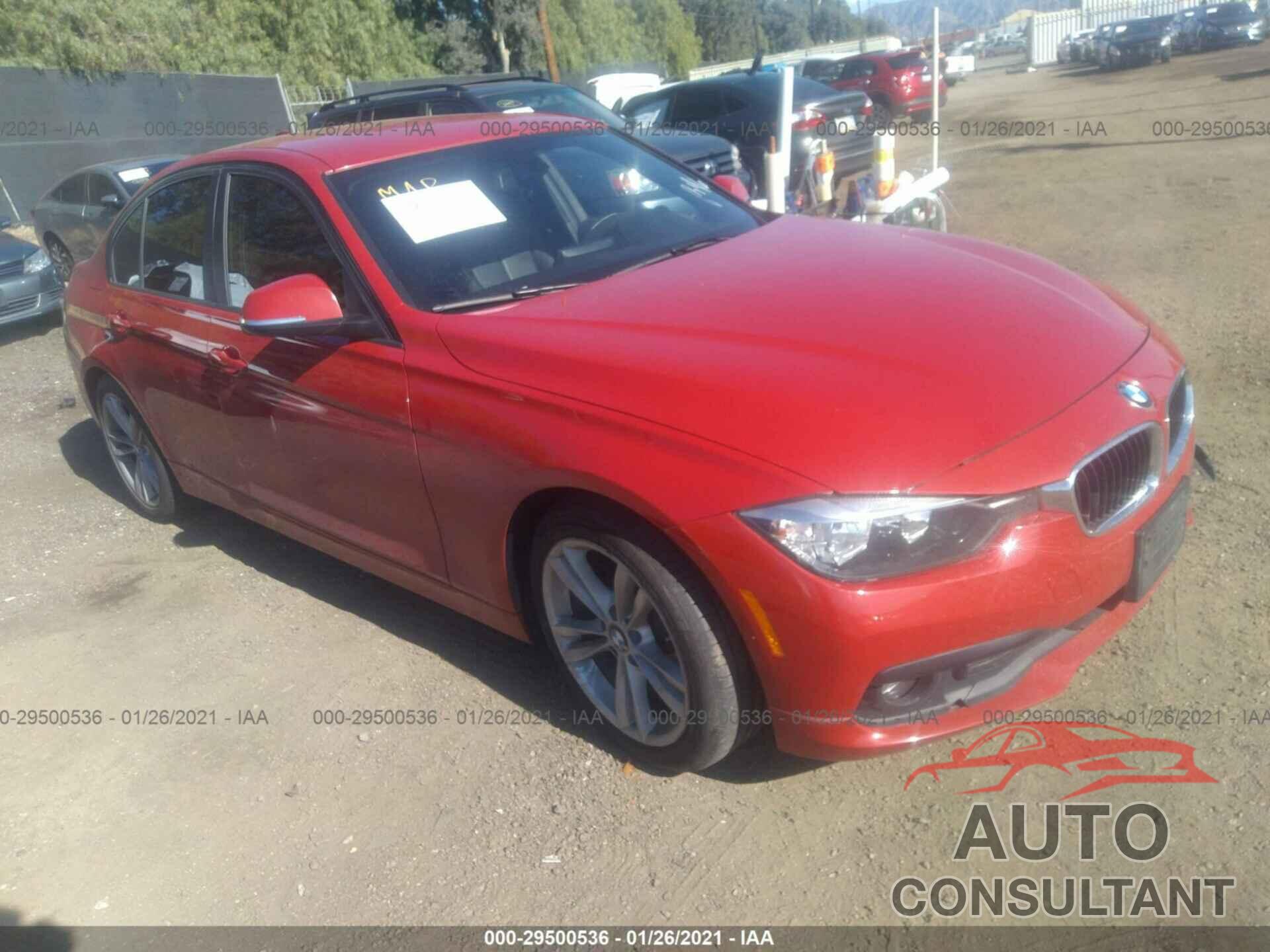 BMW 3 SERIES 2016 - WBA8E1G59GNT99464